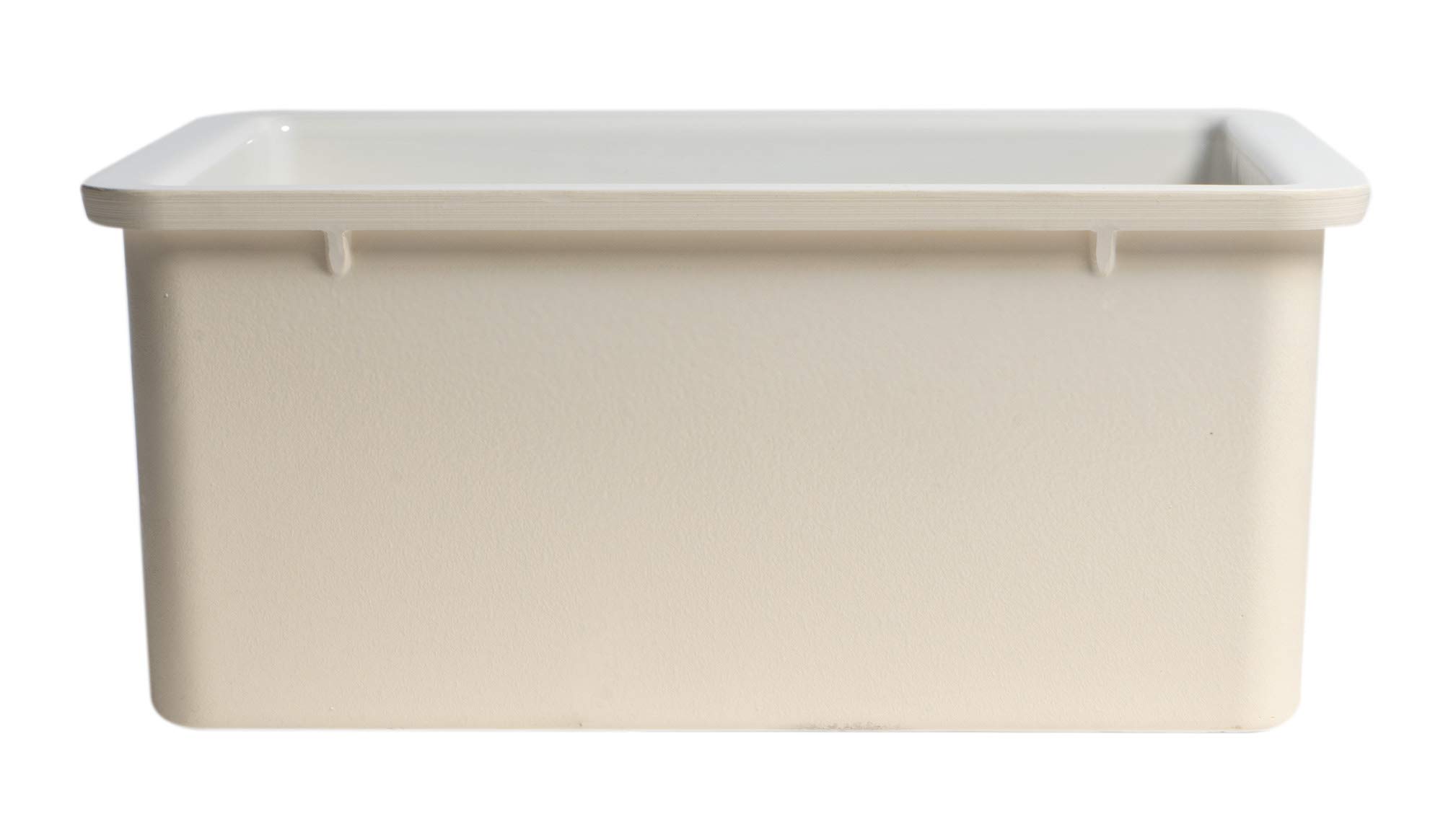 ALFI AB2017 Stainless Steel Kitchen Sink with Drainboard - White - Perfect for Modern Kitchens, Restaurant Prep & Home Renovation Projects