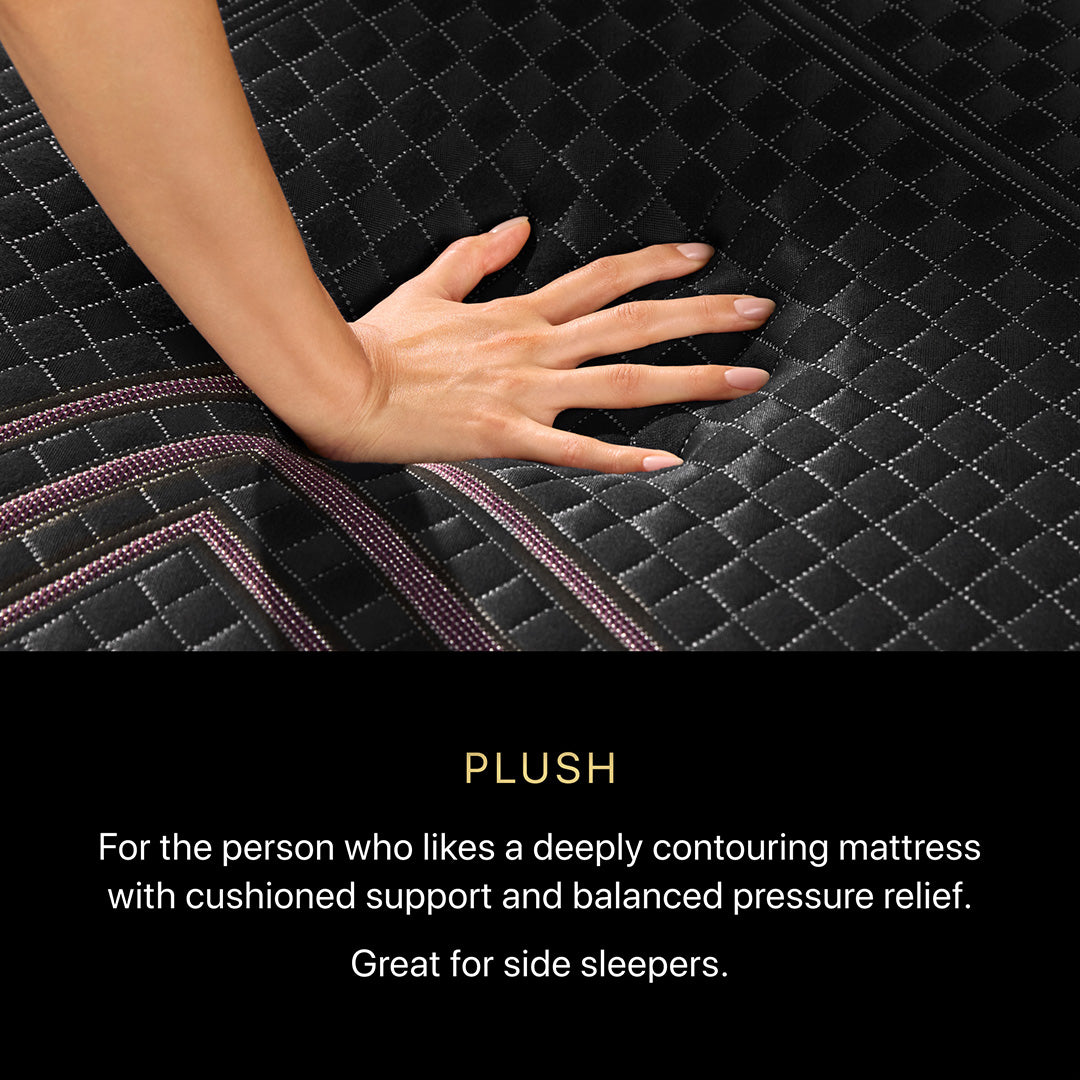 Beautyrest Black Series 2 Plush Hybrid Mattress - Queen Size, Medium Soft Luxury Bed for Side Sleepers & Couples - Perfect for Master Bedrooms & Guest Rooms