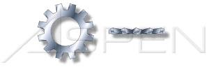 10000pcs #6 External Tooth Lock Washers - Zinc Plated Carbon Steel for Automotive, Machinery & Industrial Applications