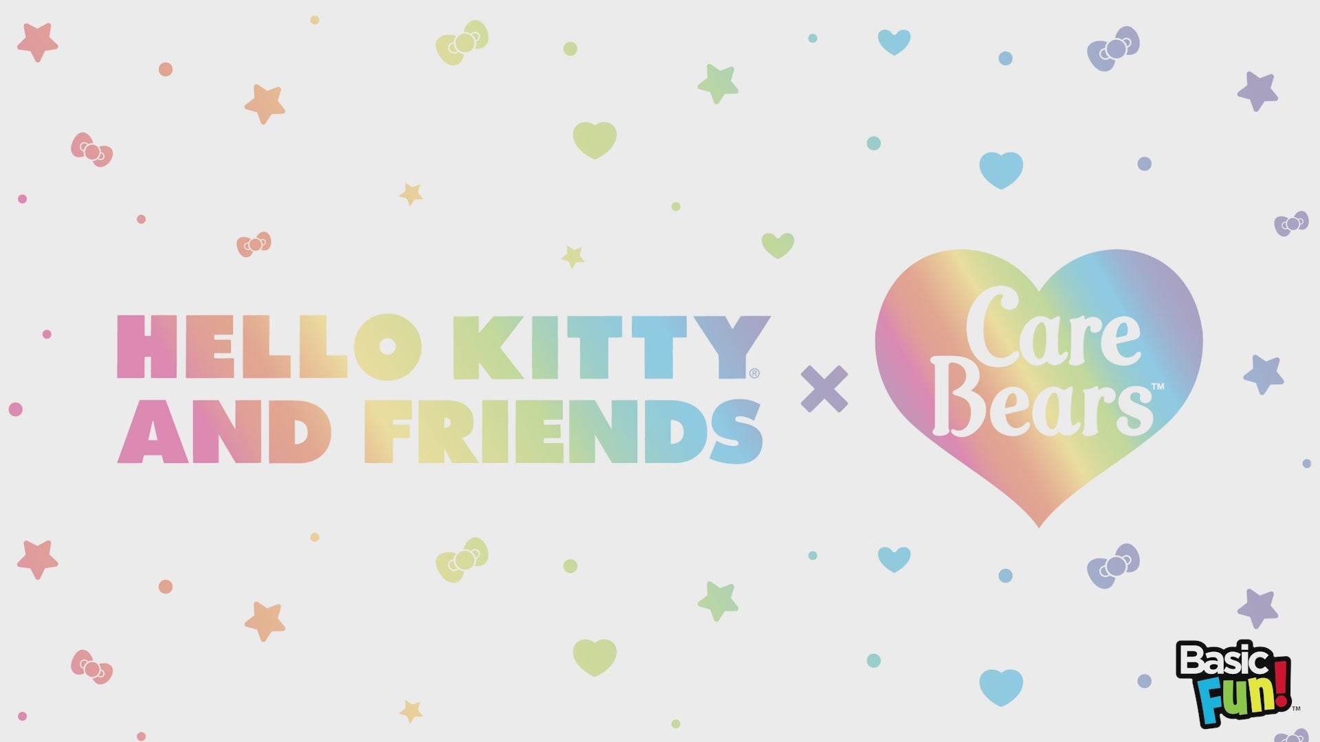 Care Bears Hello Kitty Plush Stuffed Animals 2-Pack - Cute Kawaii Plushies for Kids, Girls & Collectors - Perfect for Gifts, Bedroom Decor & Cuddling