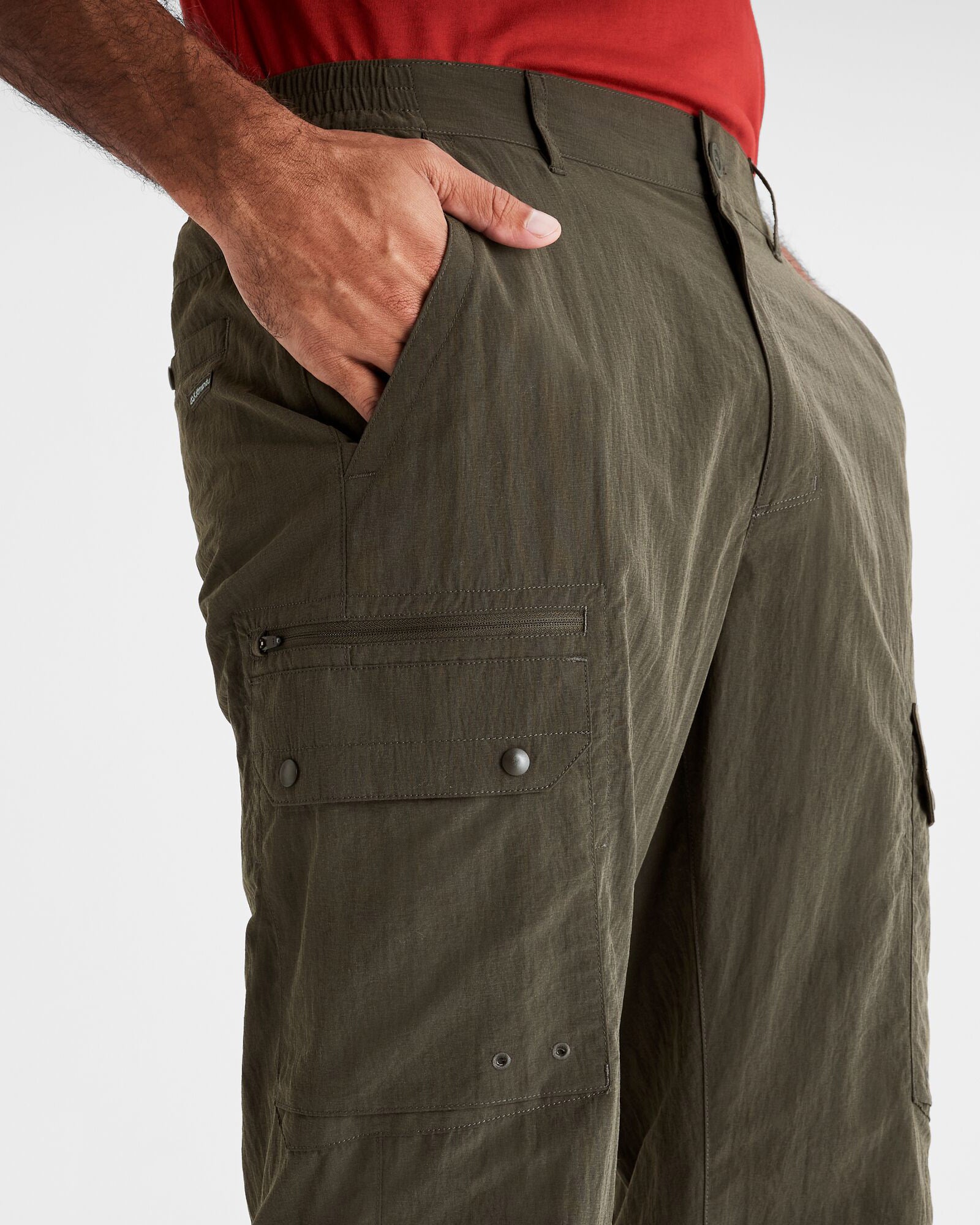 Men's EVRY Day Cargo Pants - Dark Moss Green Tactical Work Pants for Outdoor Hiking, Camping & Everyday Wear