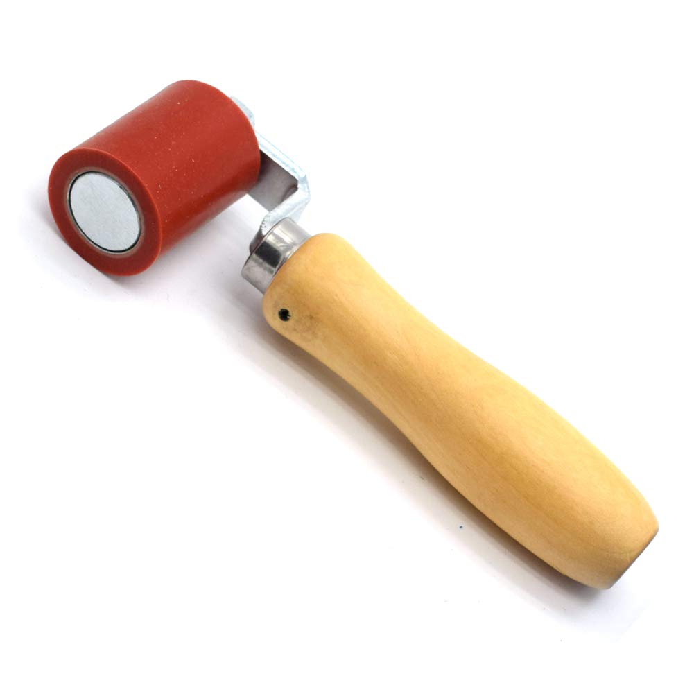Heavy Duty 45mm Silicone Seam Roller with Heat Gun - 40mm Flat Weld Nozzle & 20mm Slot Weld Tip for Triac Plastic Welder | Professional Roofing Repair Tool for PVC, TPO & EPDM Membranes | Perfect for DIY Roofing Projects & Waterproofing Applications