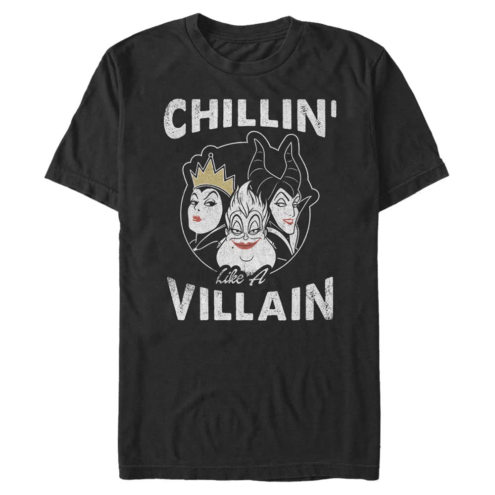 Disney Villains Wicked Things Men's Graphic T-Shirt - Cool Short Sleeve Cotton Tee for Casual Wear, Cosplay, and Disney Fan Outfits