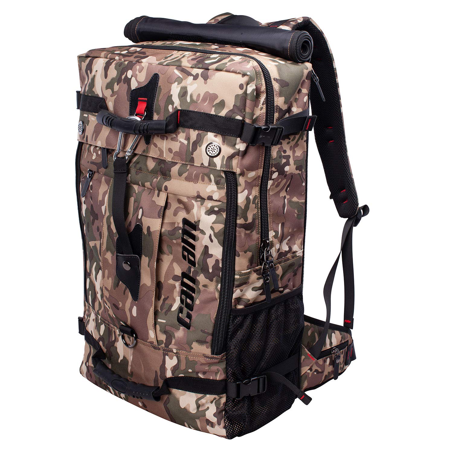 Can-Am Versatile 50L Laptop Backpack for Men & Women - Waterproof Travel Backpack with USB Charging Port - Perfect for Business, College, Commuting & Outdoor Adventures