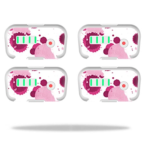 **DJI Phantom 3 Battery Skins (4-Pack) - Pink Drops Design - Protective Wrap Cover Stickers for Safe & Stylish Drone Accessories | Perfect for Travel, Outdoor Adventures & Customization**