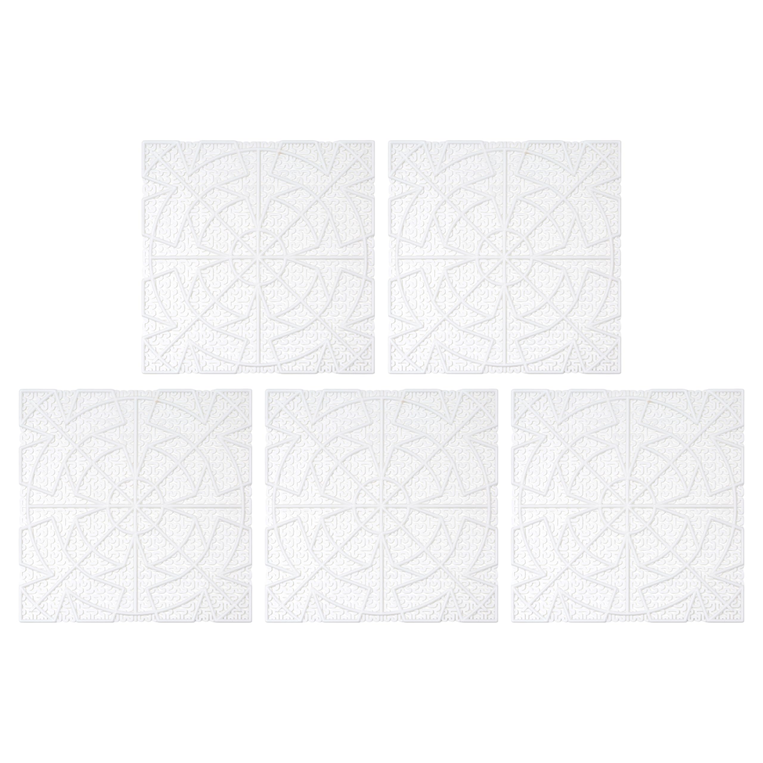 Premium Cheese Ripening Mats - Pack of 5 - Food-Grade Plastic Cheese Drainage & Drying Mats - Perfect for Aging, Draining & Storing Cheese at Home or Commercial Kitchens