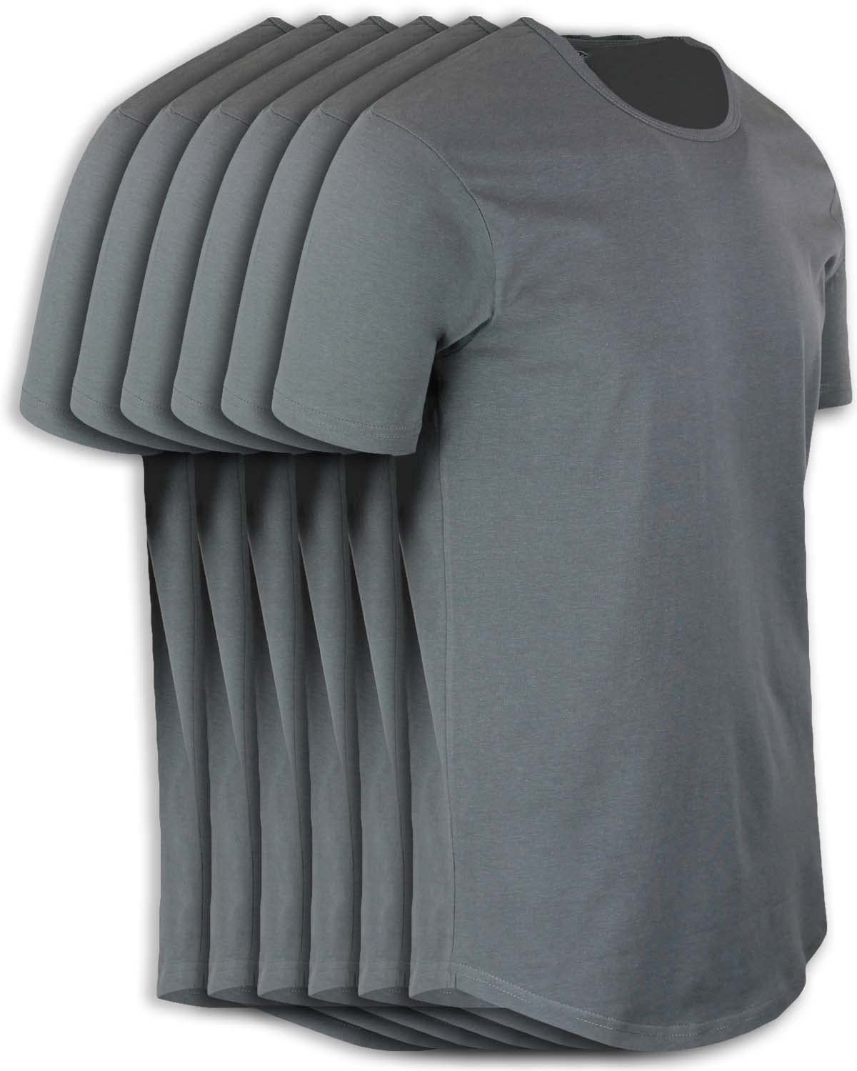 ShirtBANC Men's Dropcut Hipster Shirts 6-Pack Bundle - Long Length Hip Hop T-Shirts for Streetwear & Casual Outfits | Perfect for Concerts, Parties & Urban Fashion