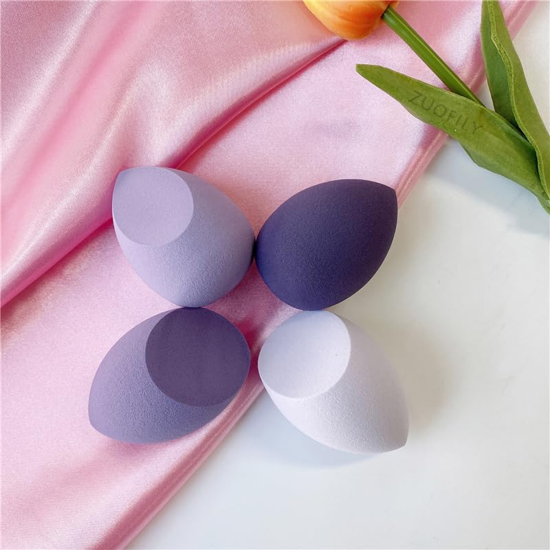BELLA HARARO 4-in-1 Elastic Soft Makeup Sponge - Beauty Blender with Storage Box for Foundation, Concealer, Powder & Cream - Perfect for Daily Makeup & Professional Use
