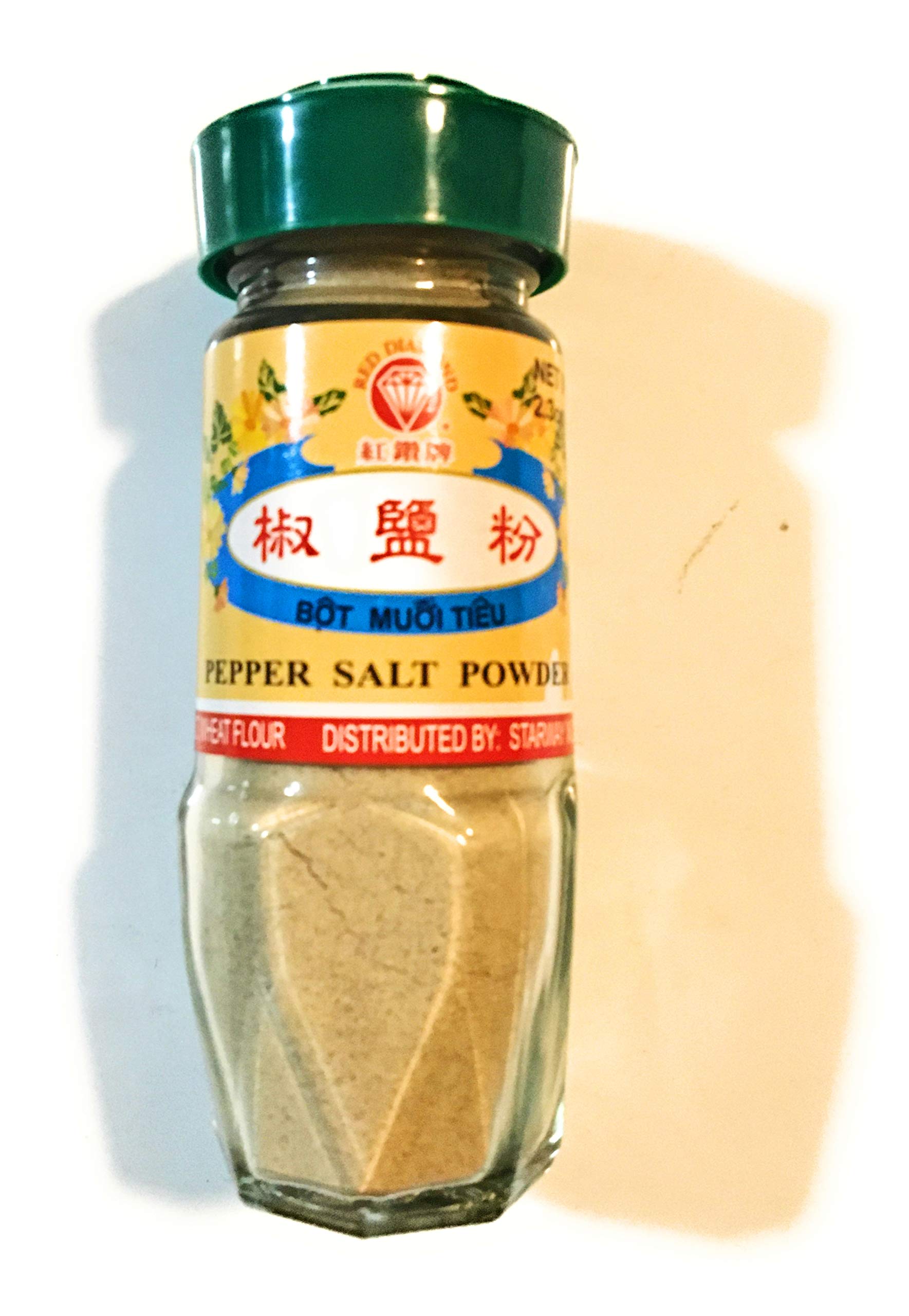 Premium Red Diamond Pepper Salt Powder - 2.3 Oz (3 Pack) | Gourmet Seasoning Blend for Steak, Popcorn & BBQ | All-Natural Spice Mix for Cooking, Grilling & Home Kitchen Use