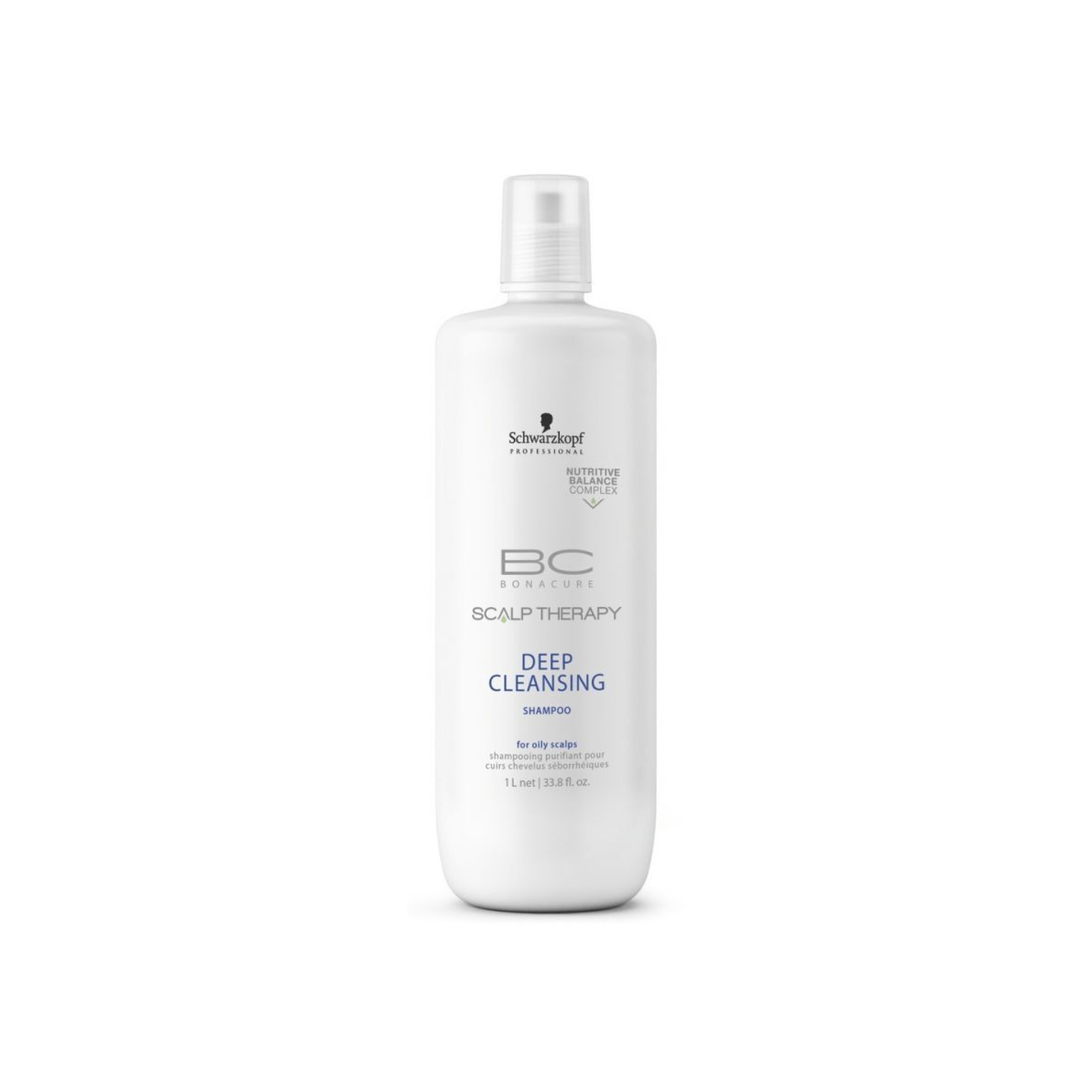 BC Bonacure Deep Cleansing Shampoo for Oily Hair & Scalp - Gentle Clarifying Shampoo for Deep Hair Cleansing - Removes Excess Oil & Buildup - Perfect for Daily Use & Post-Workout Hair Care