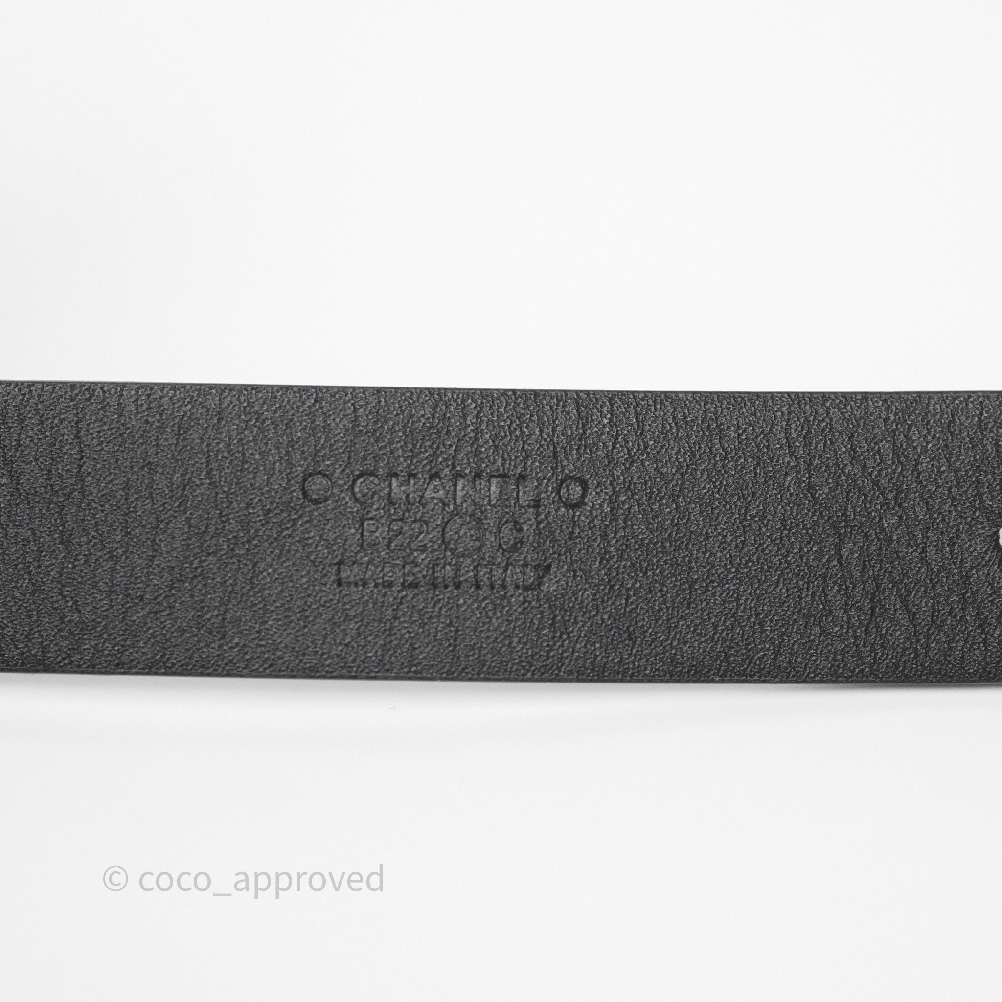Chanel CC Woven Chain Black Leather Belt with Gold Hardware - Luxury Women's Fashion Accessory for Parties & Formal Events