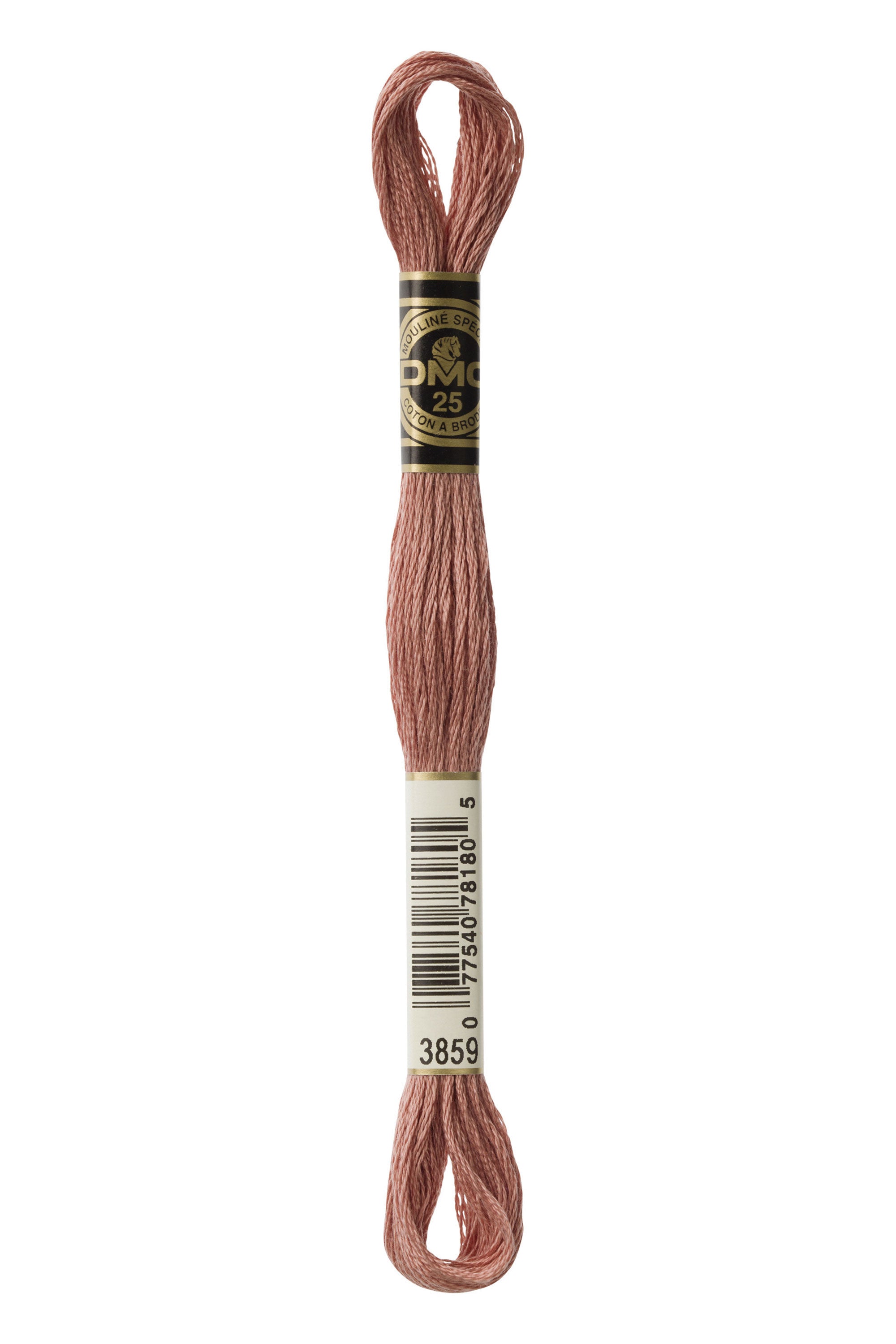 DMC 3859 Cotton Embroidery Floss - 6-Strand Hand Embroidery Thread for Cross Stitch, Needlework & DIY Crafts - Perfect for Scrapbooking, Quilting & Home Decor Projects