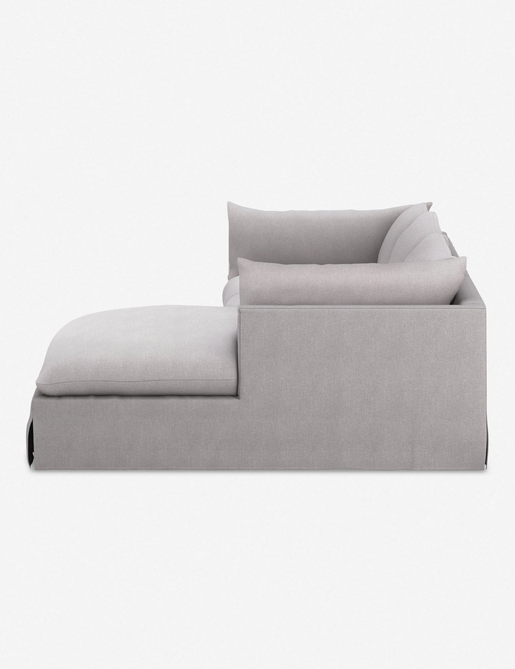 Arlen Sectional Sofa - Modern L-Shaped Couch with Reversible Chaise, Soft Fabric Upholstery for Living Room, Family Room & Home Theater Comfort