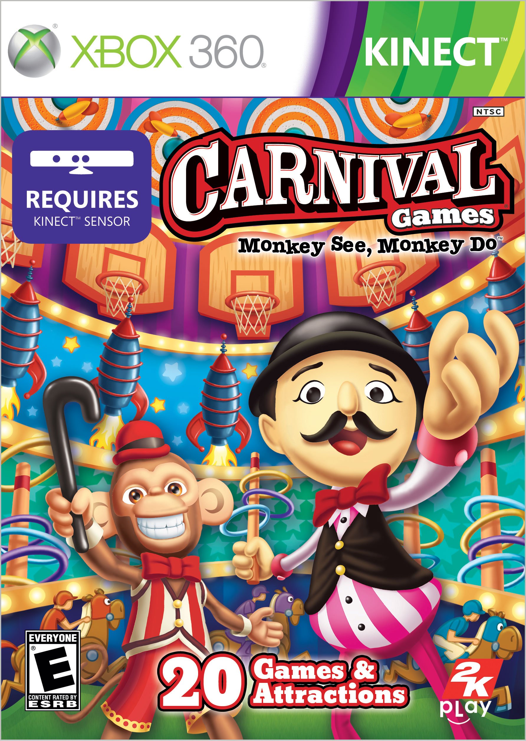 Monkey See Monkey Do Carnival Game for Xbox 360 - Fun Family Party Game for Kids & Adults - Perfect for Game Nights & Birthday Parties