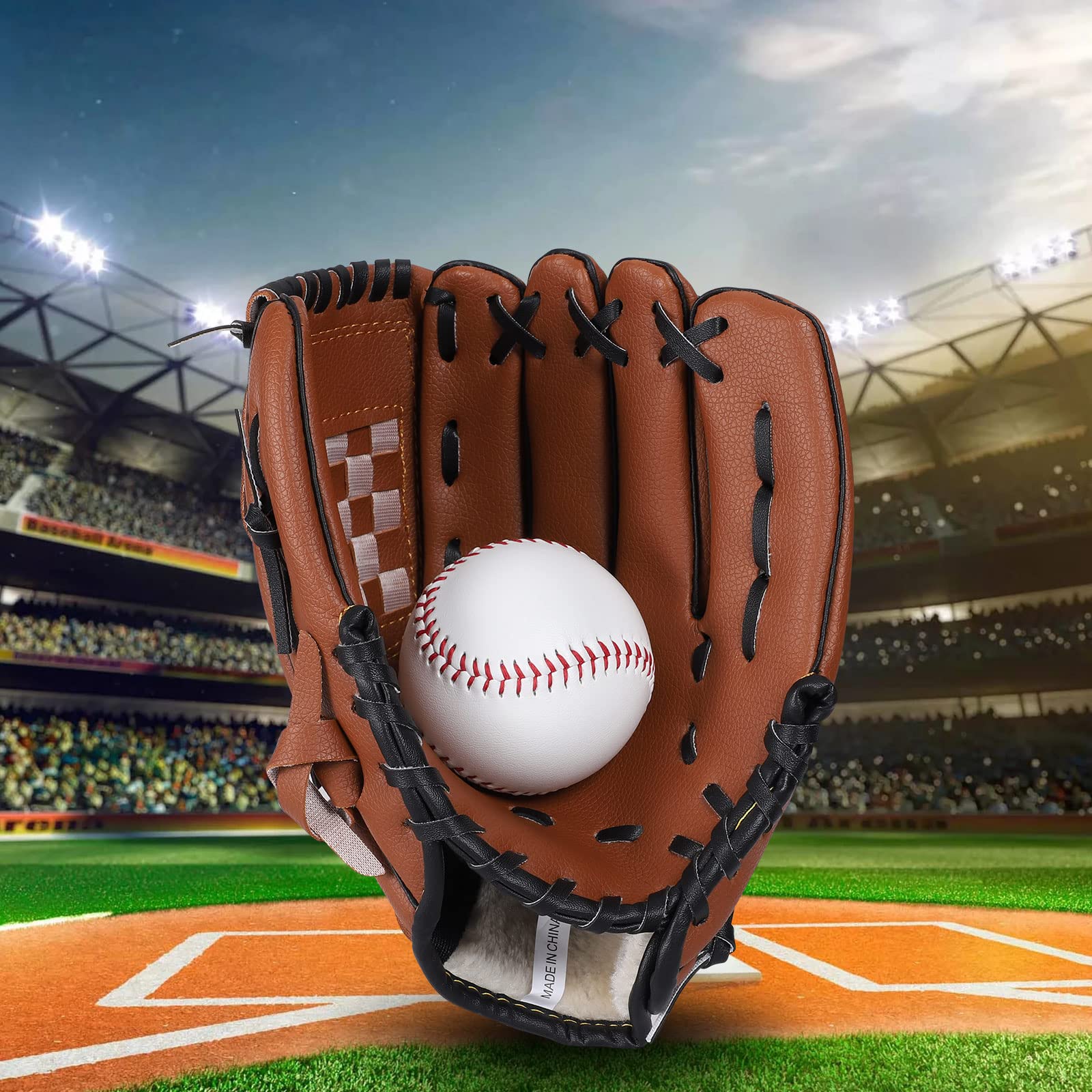 TOBWOLF 12PCS Official Size 9 Inch Practice Baseballs - Soft Tee-Ball Safety Training Balls for Youth League, Pitching, Hitting & Fielding - Blank Leather Baseballs for Adults & Kids | Perfect for Backyard Drills, Batting Cage & Team Practice