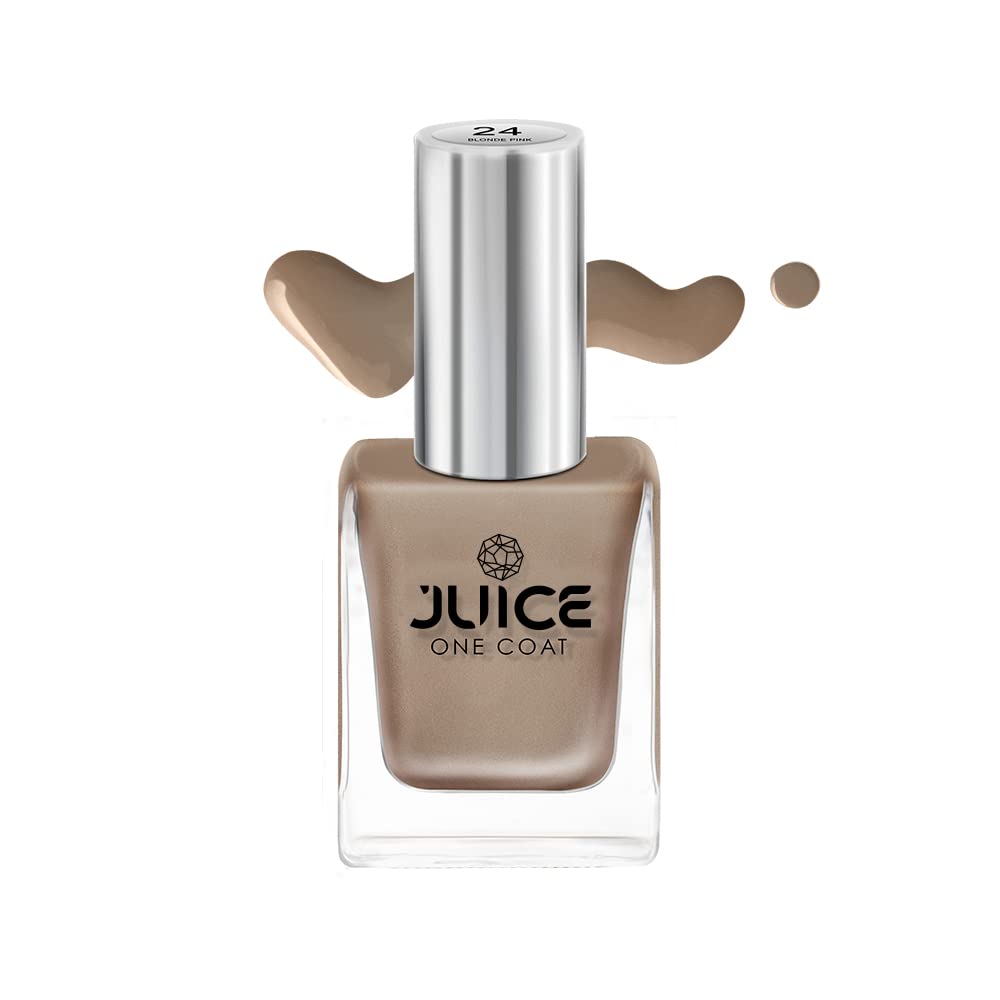 JUICE 5-in-1 Nail Polish Combo Set - Quick Dry, Long Lasting, Chip Resistant with Gel Finish & High Gloss (16 Colors, F&D Approved) - Perfect for Salon Quality Manicures at Home, Parties & Special Occasions