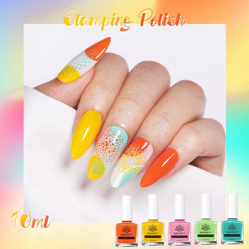 10ml Nail Stamping Polish SP023 - Professional Nail Art Lacquer for DIY Manicure - Perfect for Nail Stamping, Salon & Home Use