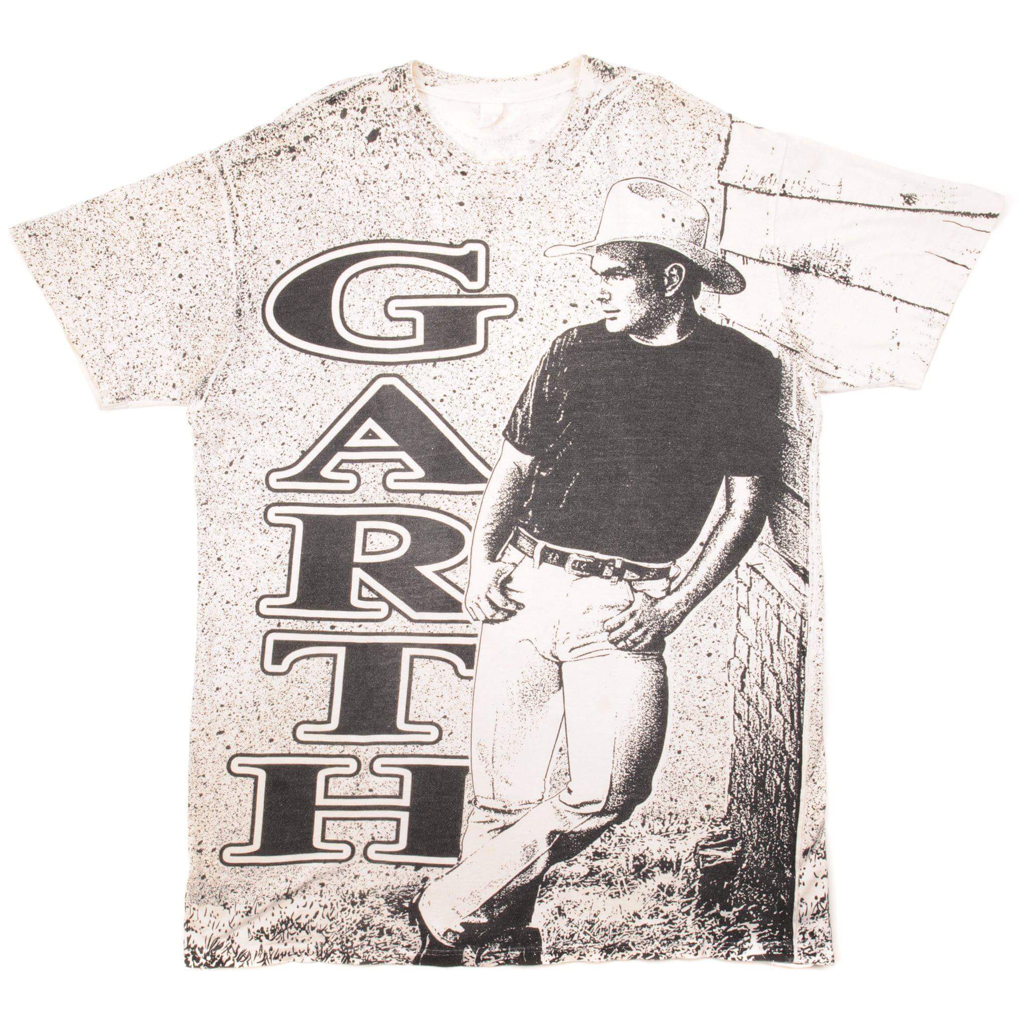 Vintage Garth Brooks T-Shirt XL - Classic All Over Print Tee for Concerts & Country Music Fans