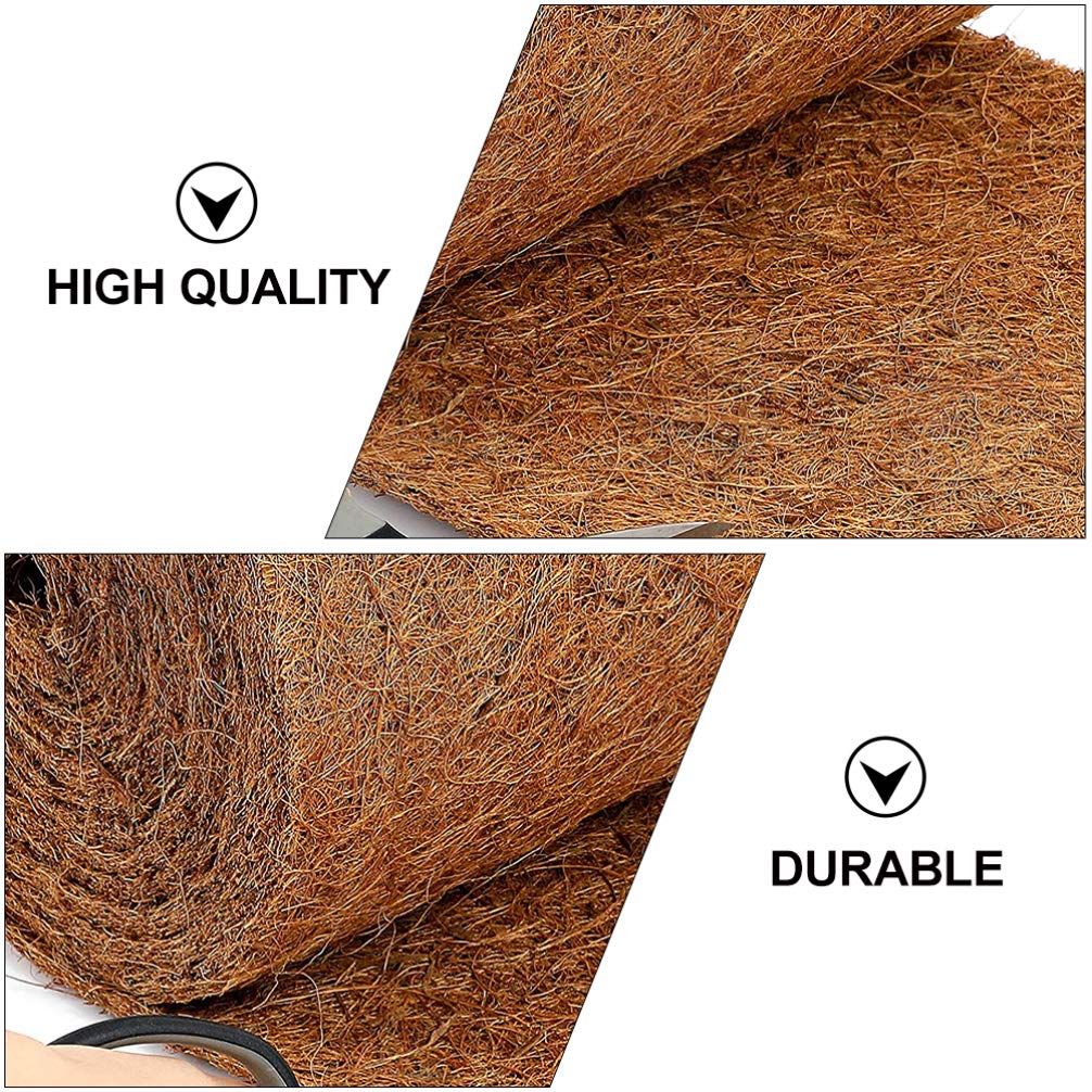 Premium Reptile Carpet Mat - Natural Coconut Fiber Terrarium Liner for Tortoise, Lizards & Snakes - Non-Slip Climbing & Basking Mat - Ideal for Reptile Tanks, Habitats & Pet Enclosures - Perfect for Climbing, Resting & Nesting