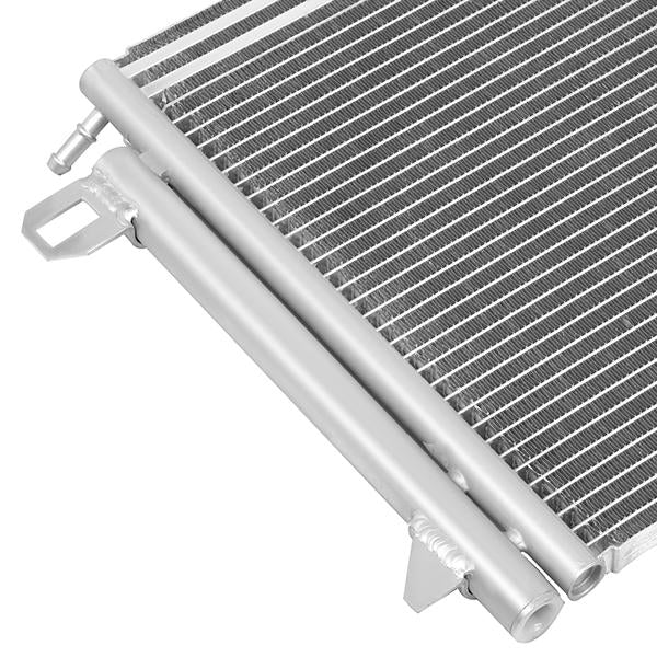 2006-2012 Ford Fusion & 2006-2009 Mercury Milan 2.3L 3.0L 3.5L Aluminum A/C Condenser with TOC - Replacement AC Cooling System Part for Hot Climate Driving & Summer Road Trips