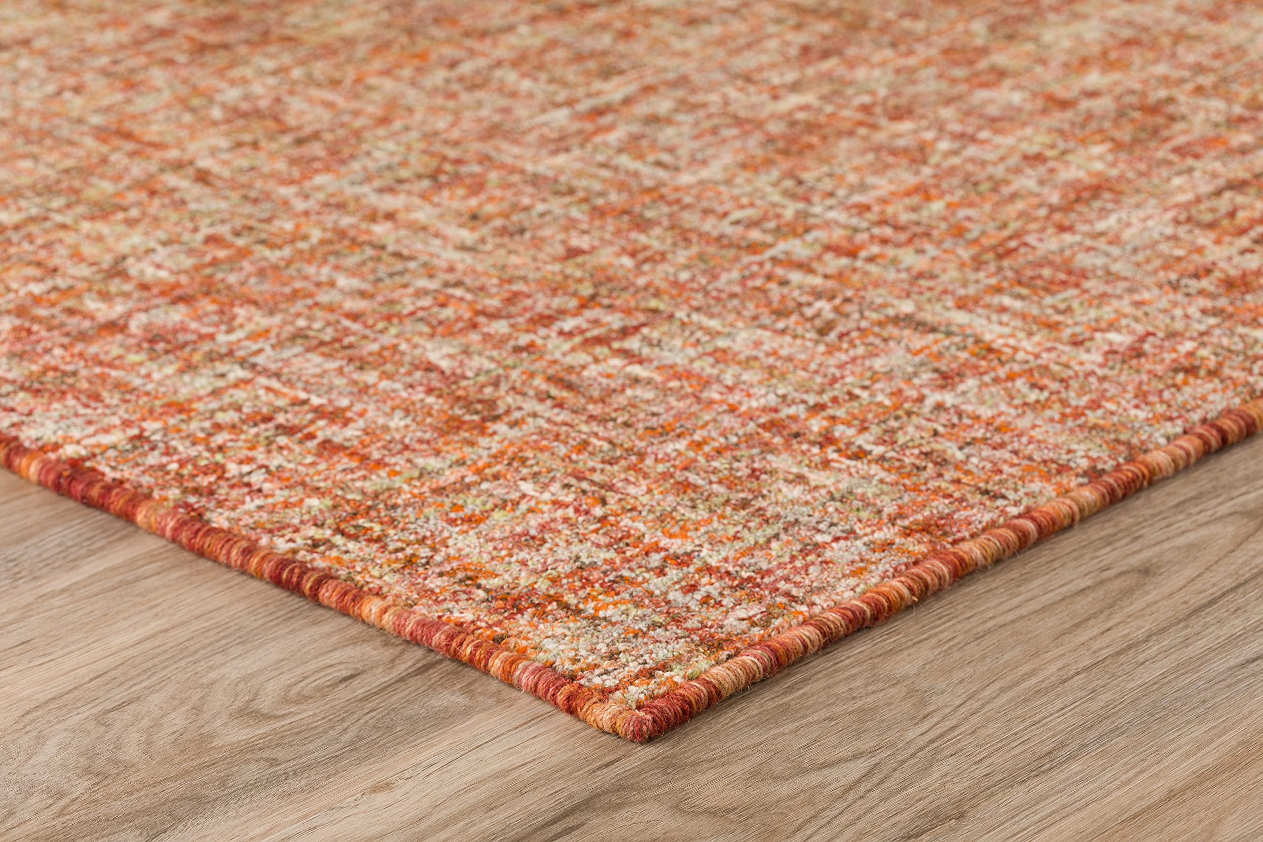 Addison Rugs Winslow AWN31 Spice 9’ x 13’ Rectangle Soft Wool Blend Area Rug - Handmade Durable Floor Covering for Bedroom, Living Room, Dining Room | Cozy Home Decor & Perfect for High Traffic Areas