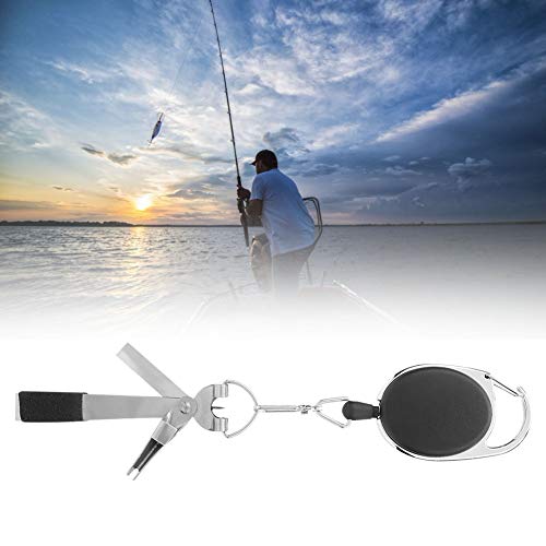 Premium Fishing Line Nipper Clipper - Quick Knot Tying Tool with Retractable Lanyard | Ideal for Fly Fishing, Saltwater & Freshwater Anglers | Durable Stainless Steel Line Cutter for Easy Knots & Fly Changes