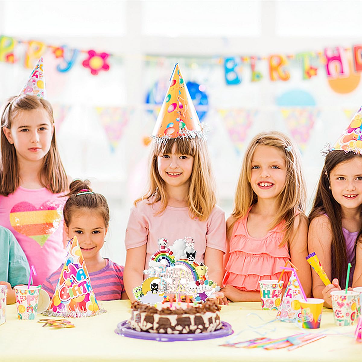 1PCS Adorable Kitty Cake Topper - Perfect for Kitty Themed Birthday Parties, Baby Showers & Kids Celebrations - Cute Cat Cake Decor for Girls, Boys & Cat Lovers (Ideal for Birthday Cakes, Cupcakes & Dessert Table Decorations)