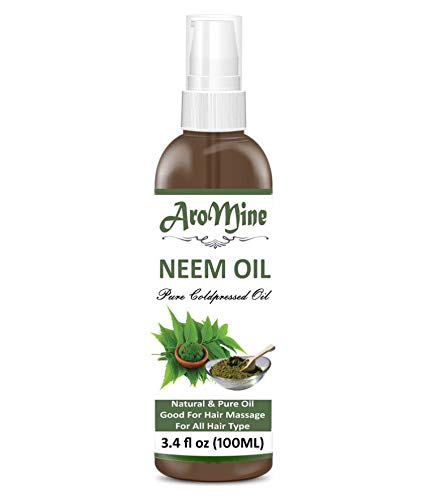 Pure Neem Oil for Skin & Hair Care - 100% Natural Cosmetic Grade, 100ml - Perfect for Aromatherapy, Acne Treatment & Scalp Health | Use for DIY Beauty Products, Massage & Relaxation