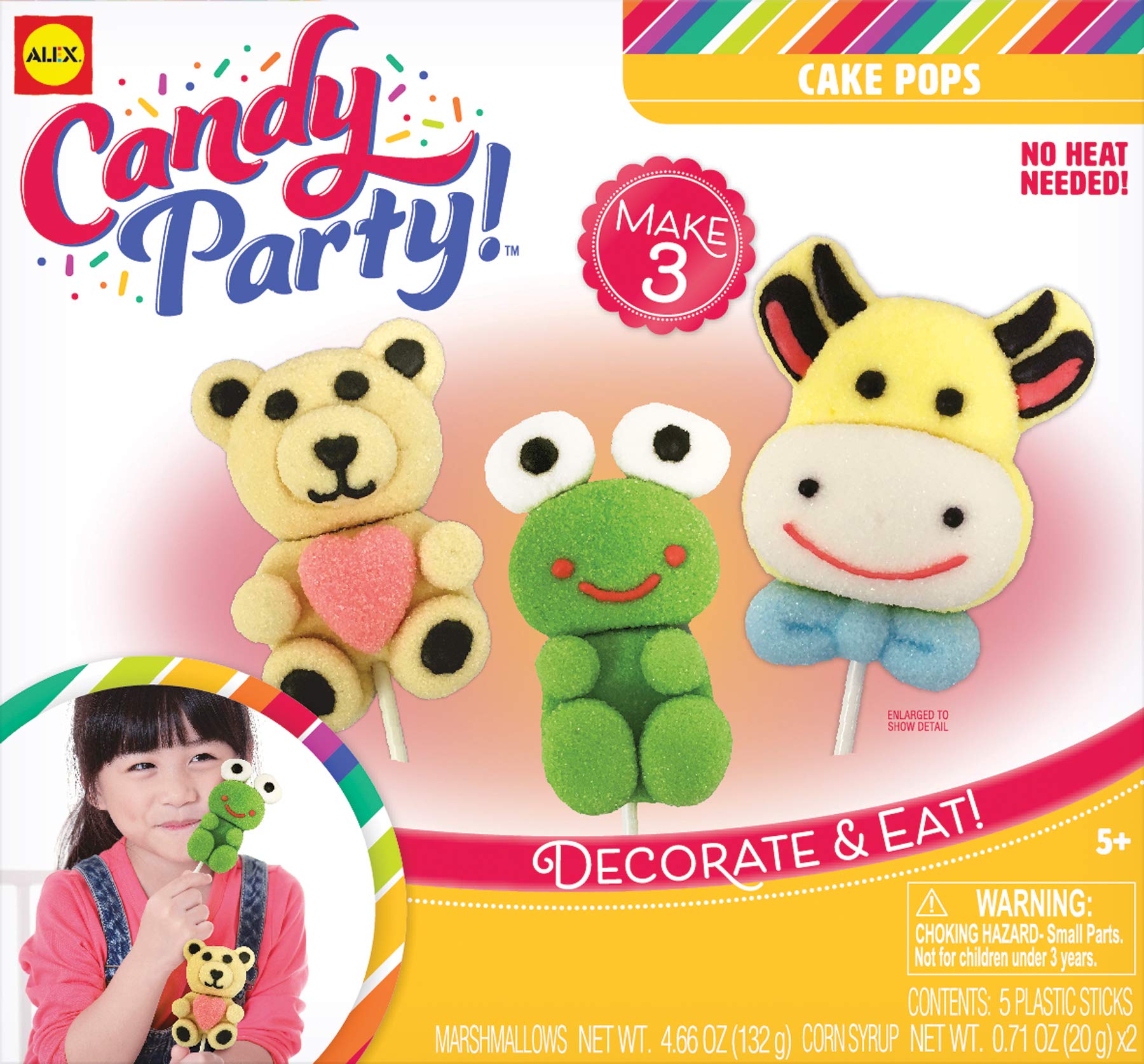 Alex Candy Party Cake Pops Kit - DIY Kids Art and Craft Activity for Birthday Parties, Classroom Projects & Creative Fun