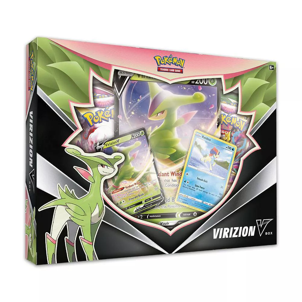 Pokemon Virizion V Box - Trading Card Game (TCG) Booster Pack | Collectible Cards for Battles & Trading | Perfect for Tournaments, Gifts & Pokemon Fans