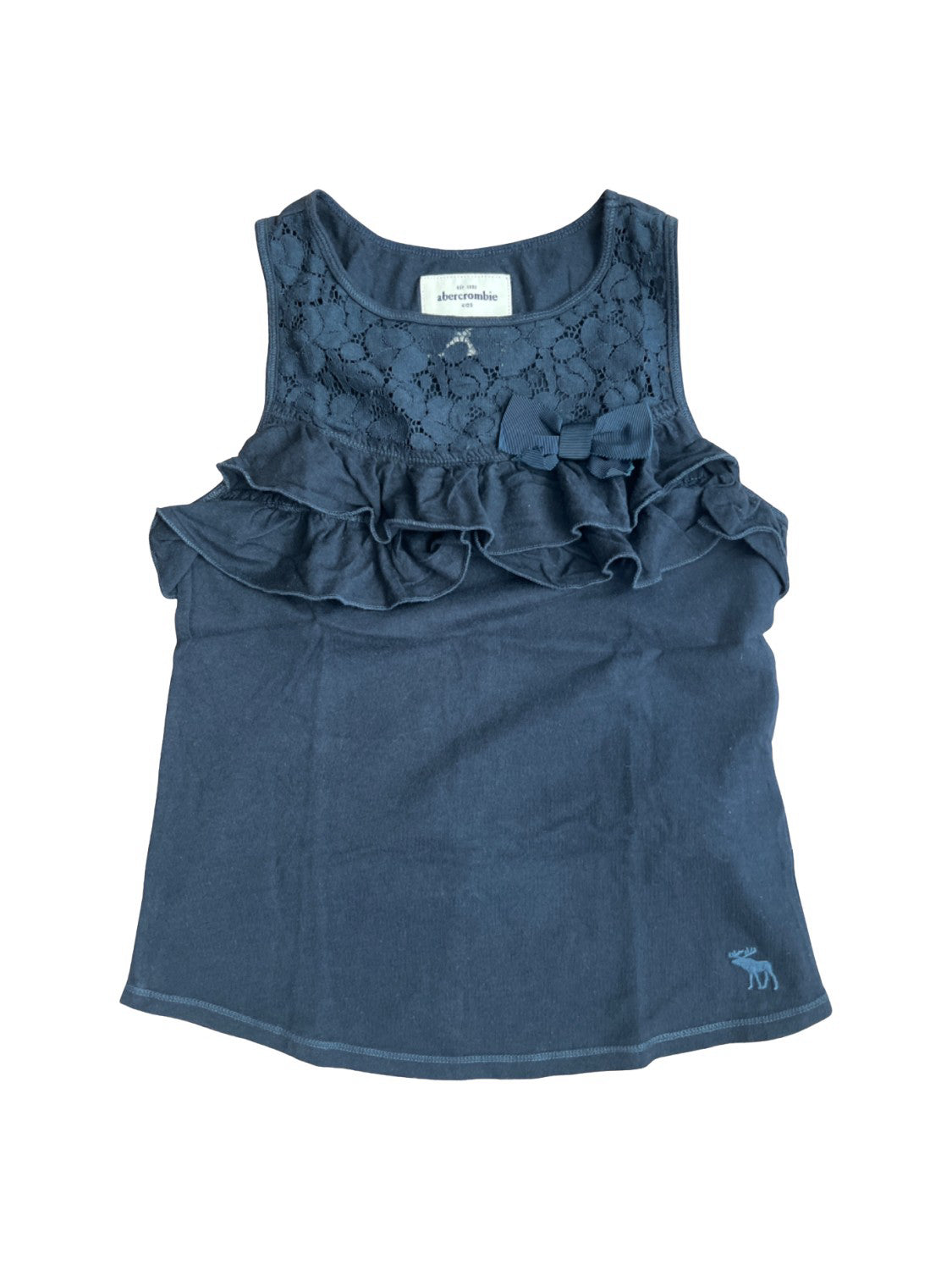 Abercrombie & Fitch Women's Sleeveless Casual Top - Breathable Summer Tank for Teens & Juniors Size 10Y | Perfect for Beach Outings, Shopping & Everyday Wear