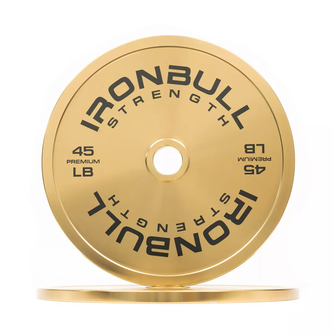 Premium Gold Plates and Weight Sets (LB) - Perfect for Gym, Home Workouts, and Strength Training