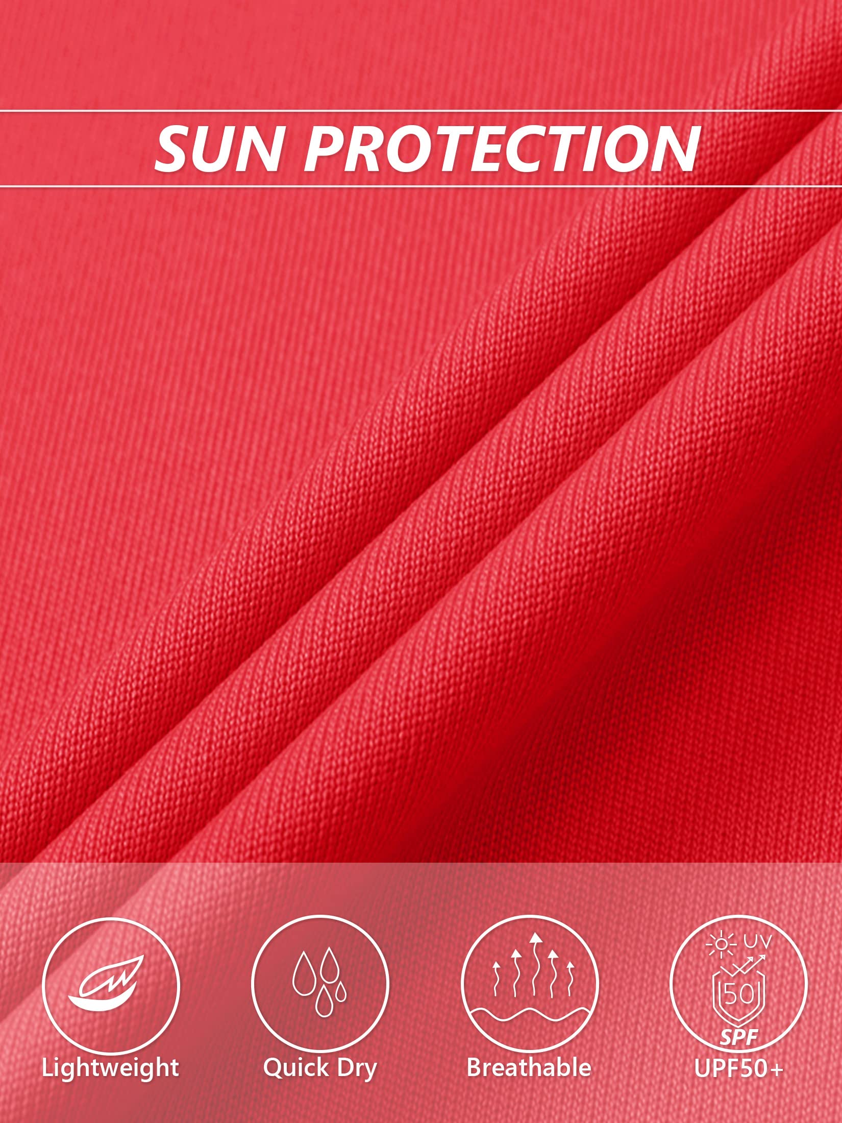TACVASEN Women's UPF 50+ UV Protection Quarter Zip Pullover Long Sleeve Shirt - Golf, Workout & Outdoor Activewear Top for Sun Protection & Comfort