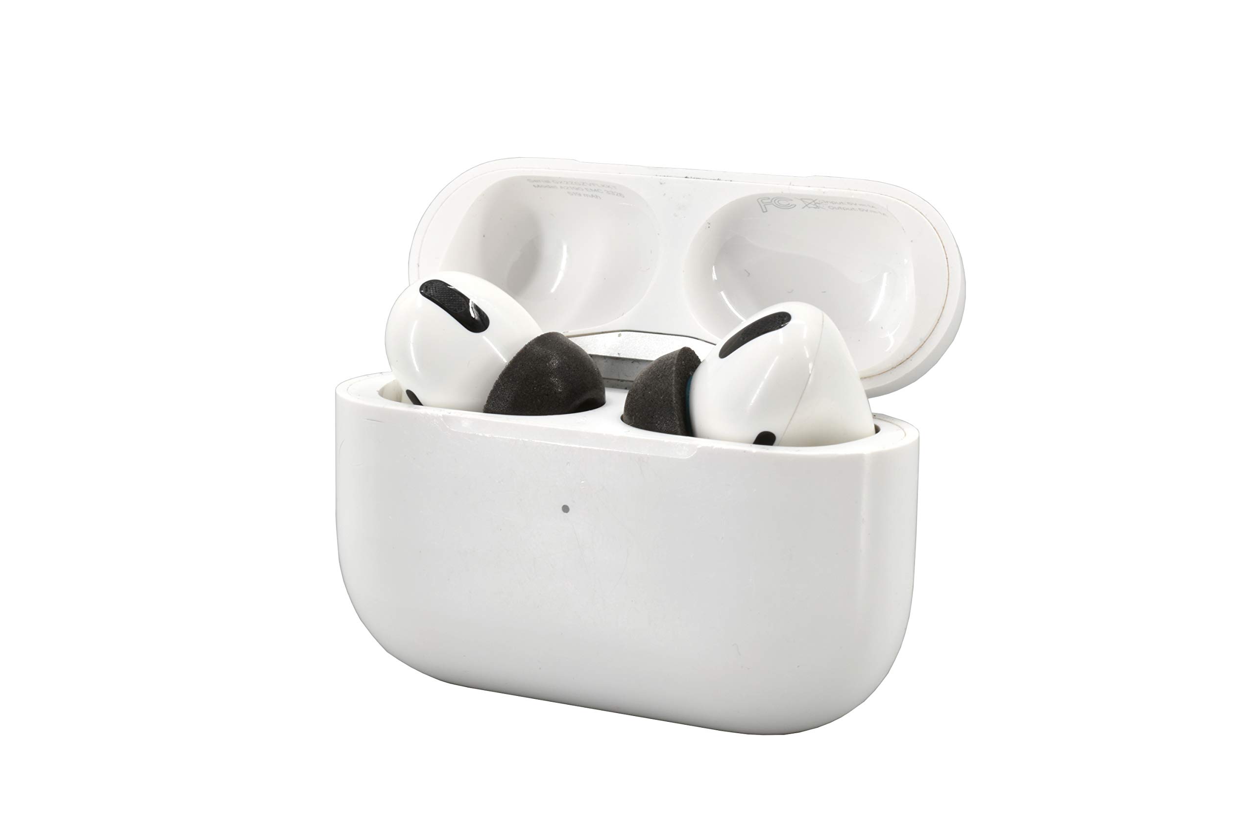 Dekoni Memory Foam Ear Tips for AirPods Pro - Large, Black (3 Pairs) - Perfect for Noise Isolation & Comfort