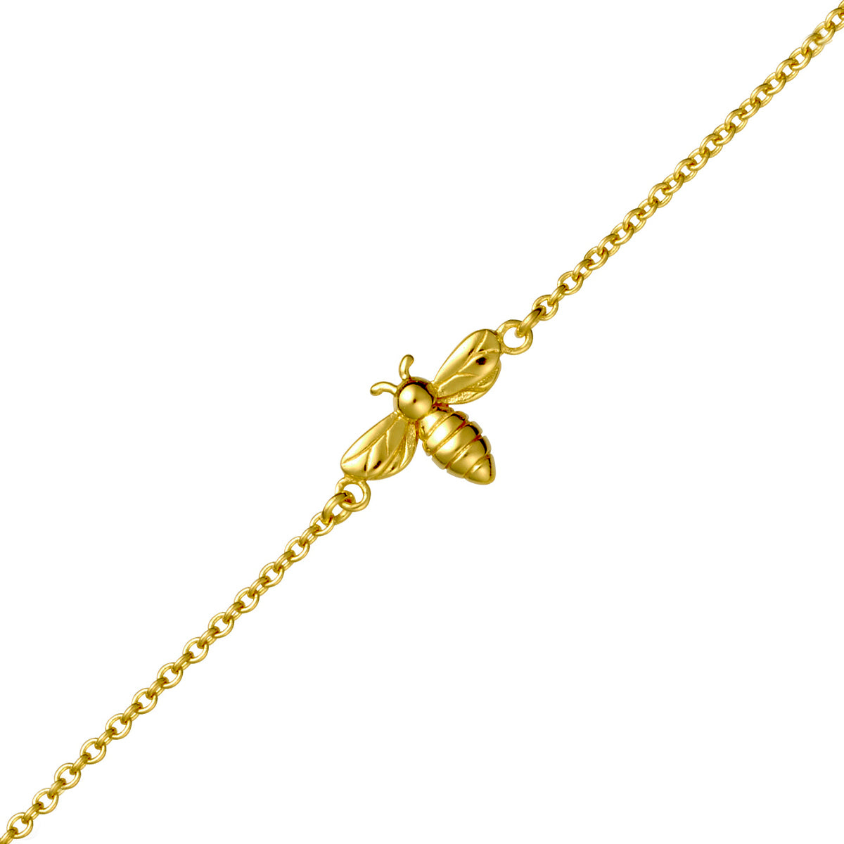 Meant To Bee Bracelet Gold - Elegant Bee Charm Jewelry for Women, Perfect Gift for Birthday, Anniversary & Everyday Wear