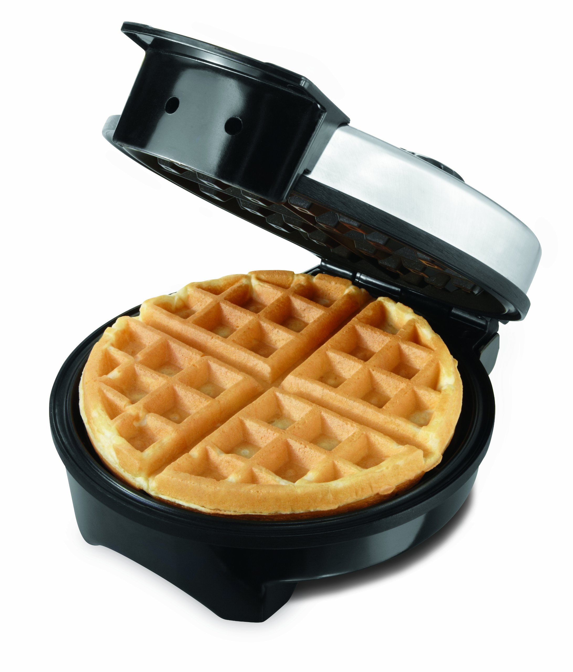 Oster Belgian Waffle Maker - 8 Inch Stainless Steel Waffle Iron for Perfect Homemade Waffles | Breakfast, Brunch & Family Gatherings