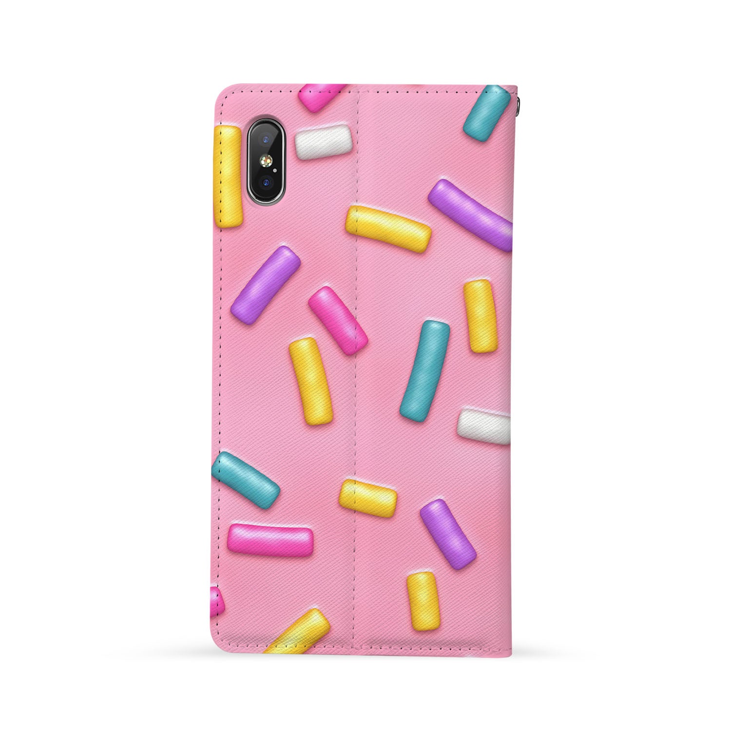 iPhone Wallet Case with Card Holder - Slim & Secure Candy Color Phone Cover for Everyday Use & Travel