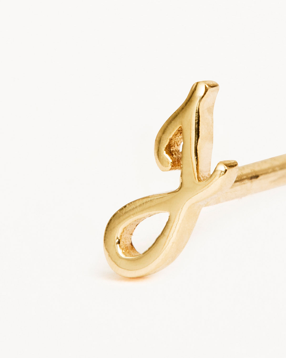 14K Solid Gold Love Letter Earrings - Dainty Romantic Jewelry for Women - Perfect Gift for Anniversary, Valentine's Day & Everyday Wear