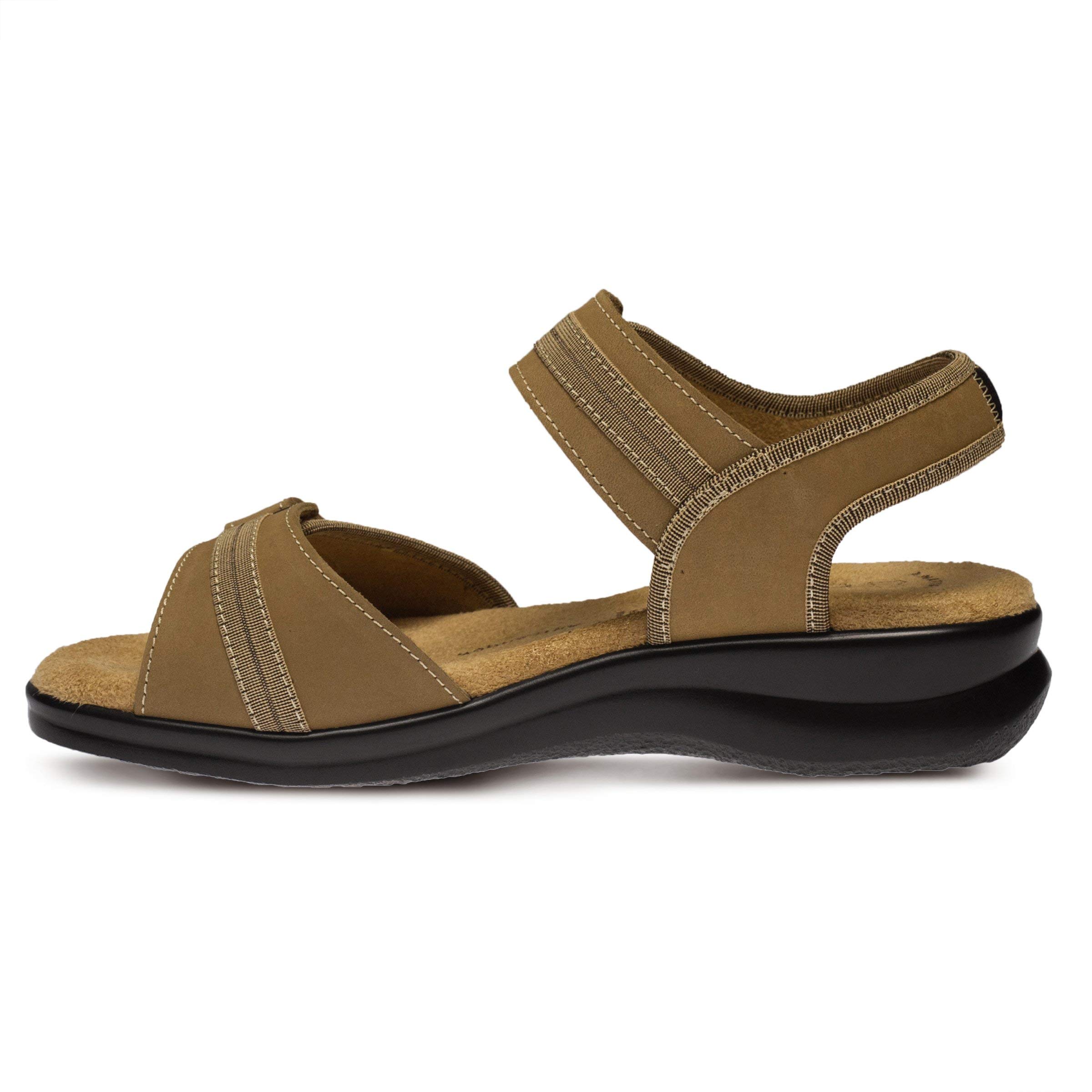 Spring Step Women's Danila Comfort Slide Sandals - Breathable Summer Casual Shoes for Beach, Pool, and Outdoor Wear
