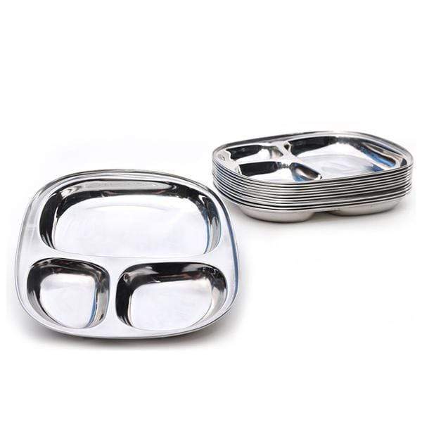 6 Pack Camping Trays - Portable Outdoor Picnic Tableware for Camping, Hiking, BBQ & Picnics - Durable & Lightweight for Easy Travel & Storage