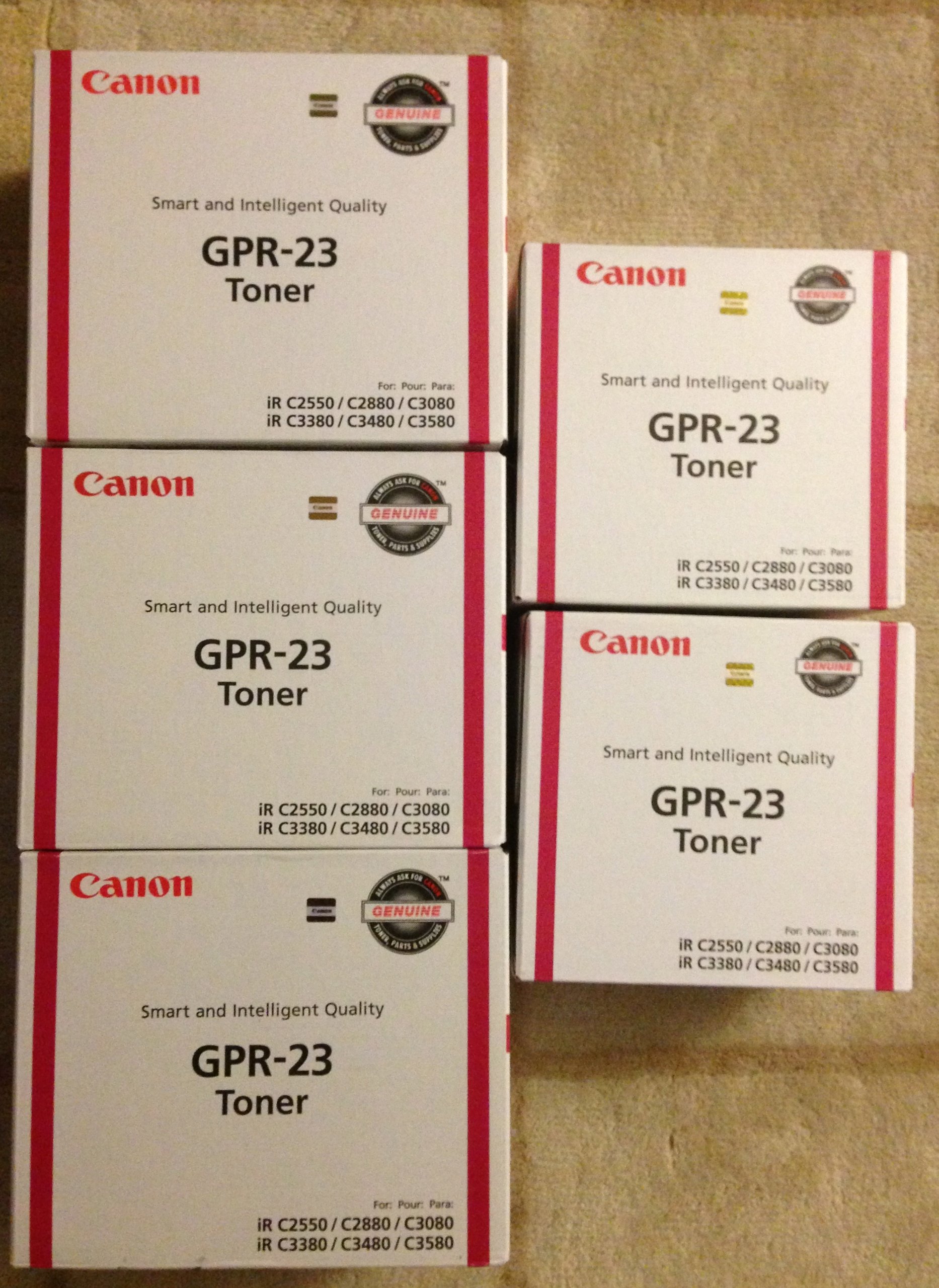 Canon GPR23M Magenta Copier Toner Cartridge for Canon C2880 & C3380 Printers - High Yield, Retail Packaging - Ideal for Office & Home Printing
