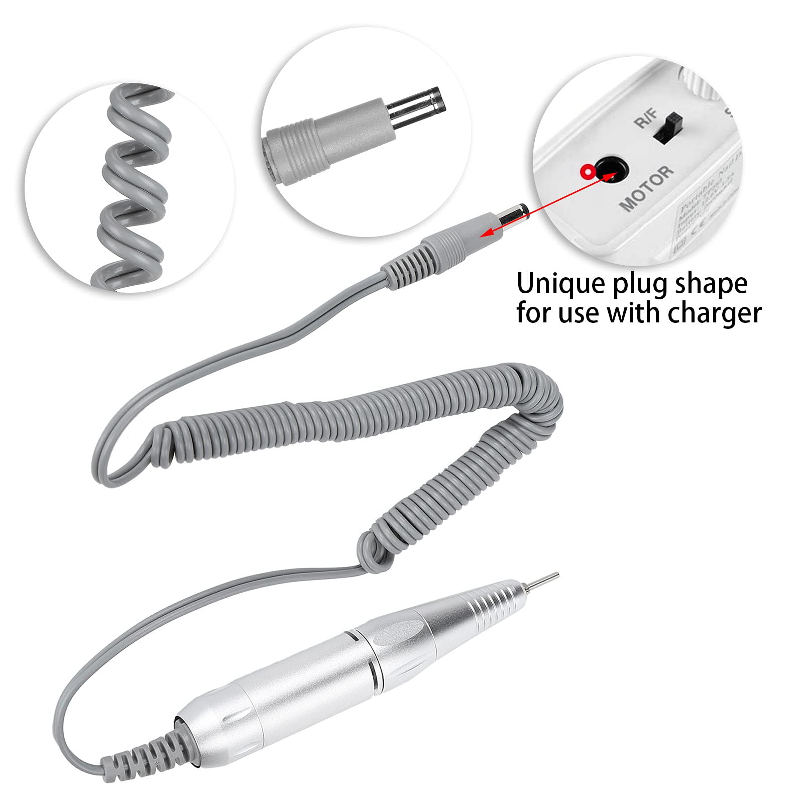 Portable Electric Nail Drill Pen for Home & Salon Manicure Pedicure