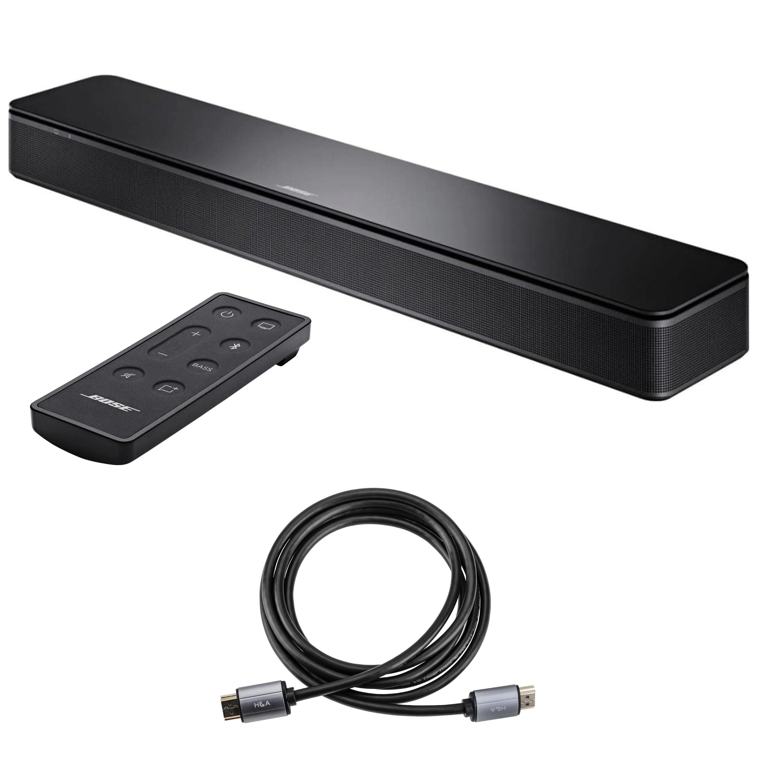 Bose TV Speaker - Premium Bluetooth Soundbar with HDMI-ARC for Smart TVs | Home Theater Audio System | Includes Remote & High-Speed HDMI Cable | Perfect for Movies, Gaming & Music Streaming