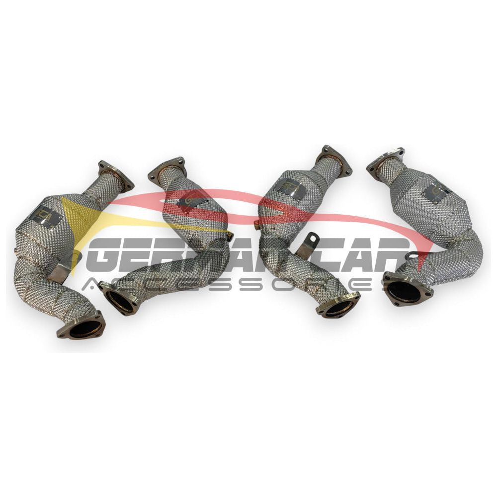 2012-2018 Audi A6 A7 Performance Test Pipes - Direct Fit Replacement for C7 & C7.5 Models - High Flow Catalytic Converter Delete Pipes for Enhanced Exhaust Sound & Performance - Perfect for Track Days & Performance Upgrades