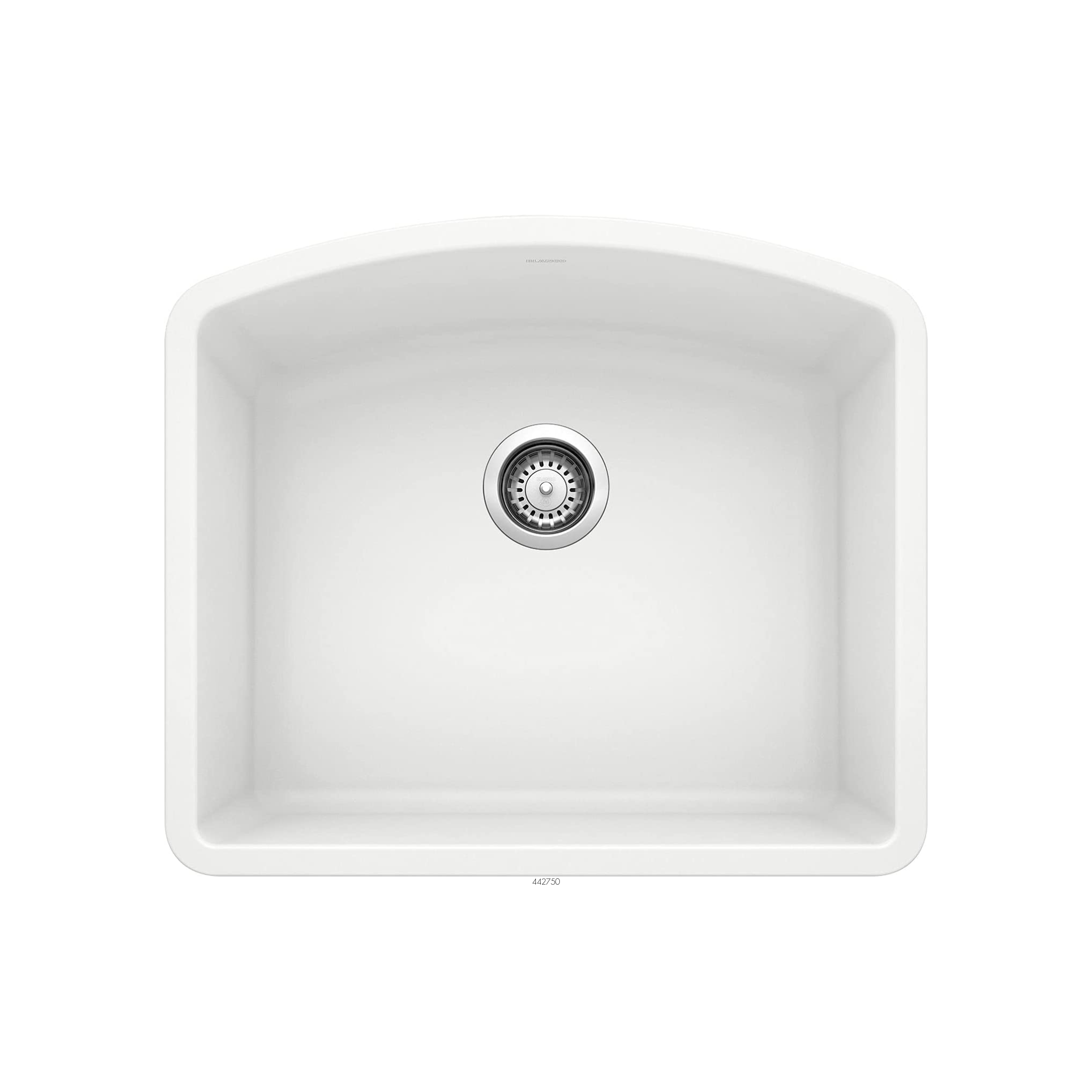 Blanco Diamond Single Bowl SILGRANIT Kitchen Sink - Premium 33% Granite Composite Undermount Sink for Modern Kitchens | Durable & Scratch-Resistant | Perfect for Cooking, Washing Dishes & Food Prep