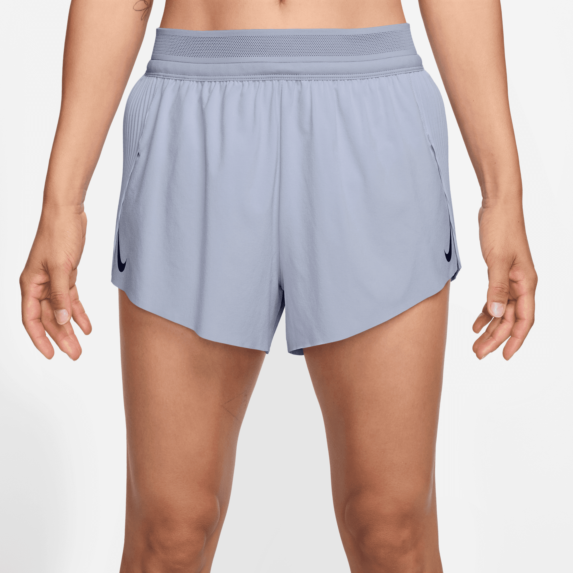 Nike Women's DRI-FIT ADV Aeroswift Mid-Rise Lined Running Shorts - Breathable Quick-Dry 3