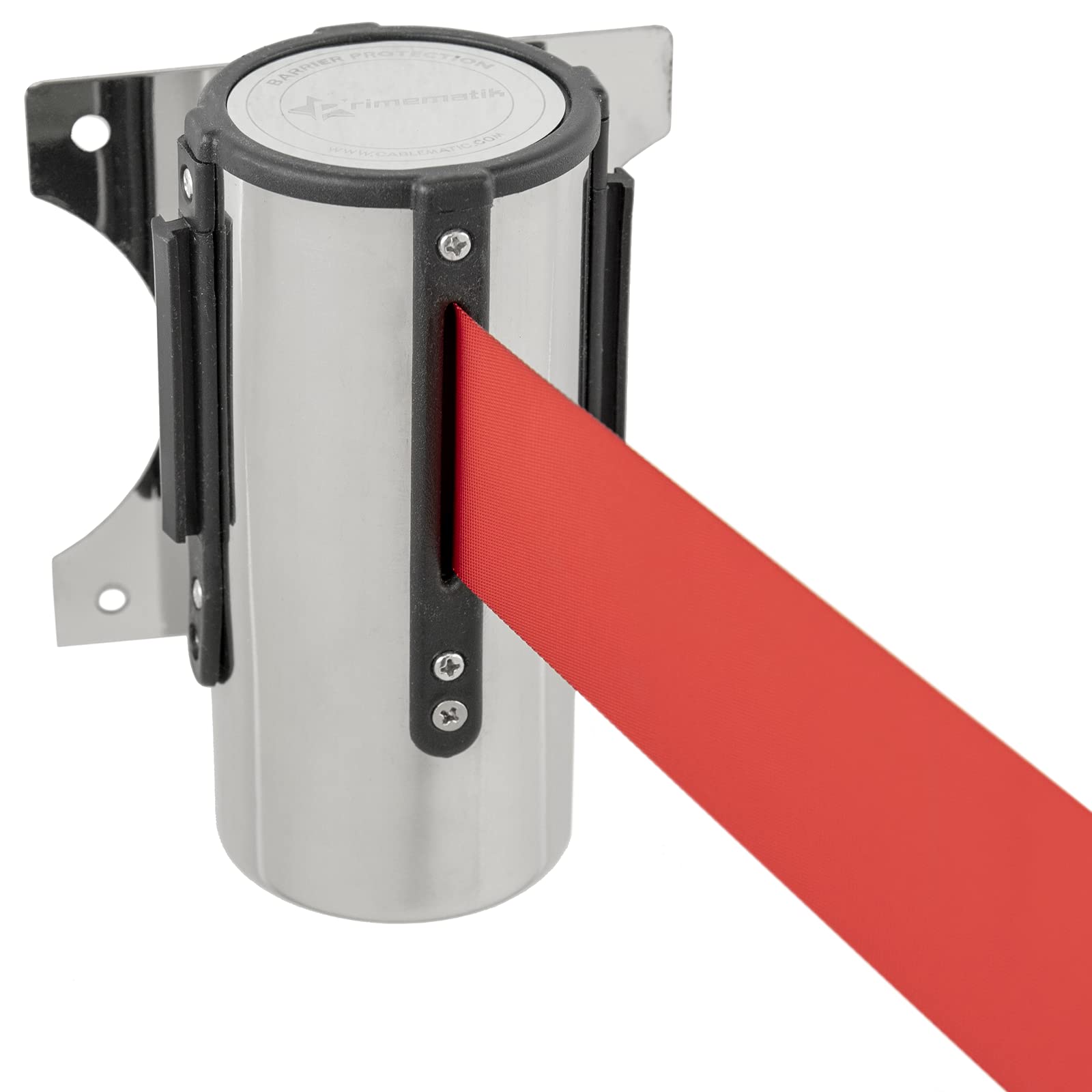 2M Retractable Red Ribbon Wall Decor - Stainless Steel Hanging Hook for Party, Wedding & Home Decoration