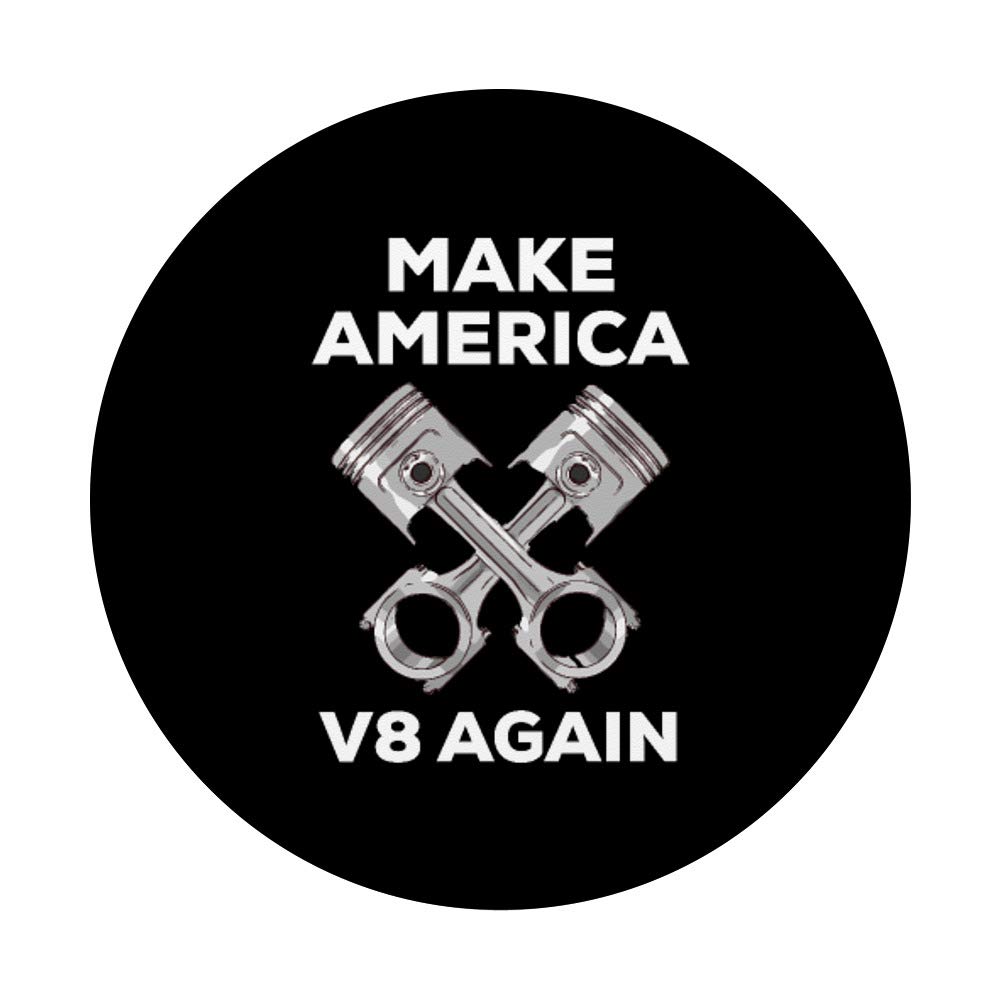 V8 Muscle Car PopGrip - Swappable Phone Grip for Racing Fans