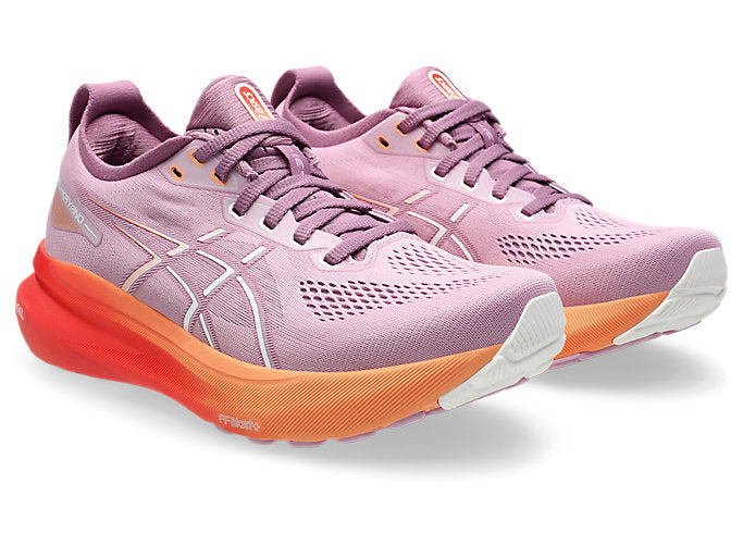 ASICS Gel Kayano 31 Women's Running Shoes (B Width) - Light Ube/White | Stability & Cushioning for Long-Distance Running, Jogging, Gym Workouts