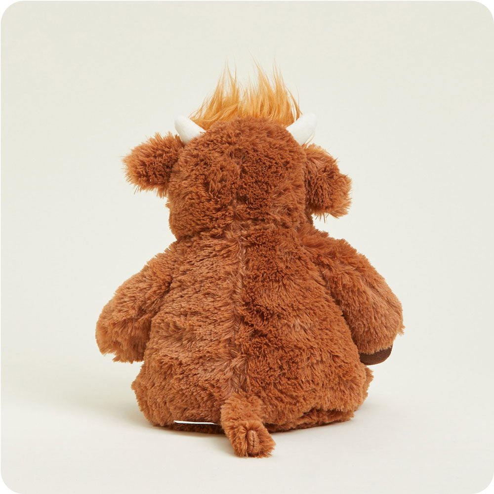 Highland Cow Warmies - Soft Plush Microwaveable Heating Pad for Stress Relief & Pain Relief - Perfect for Kids, Adults & Gifts | Home, Office & Travel Use